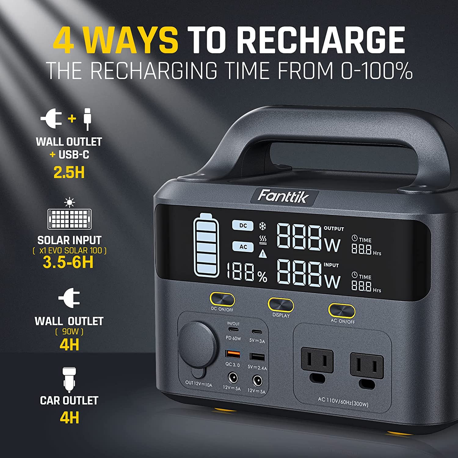 T8 APEX Jump Starter Standard Package and EVO 300 Portable Power Station