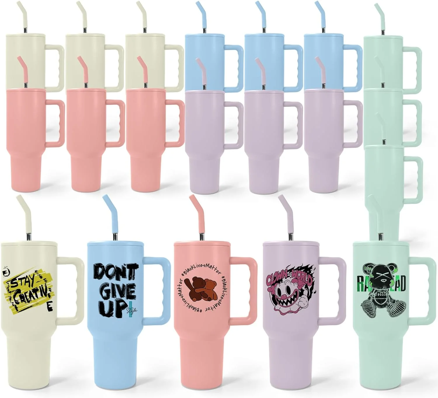 2025 40 oz sublimation glass