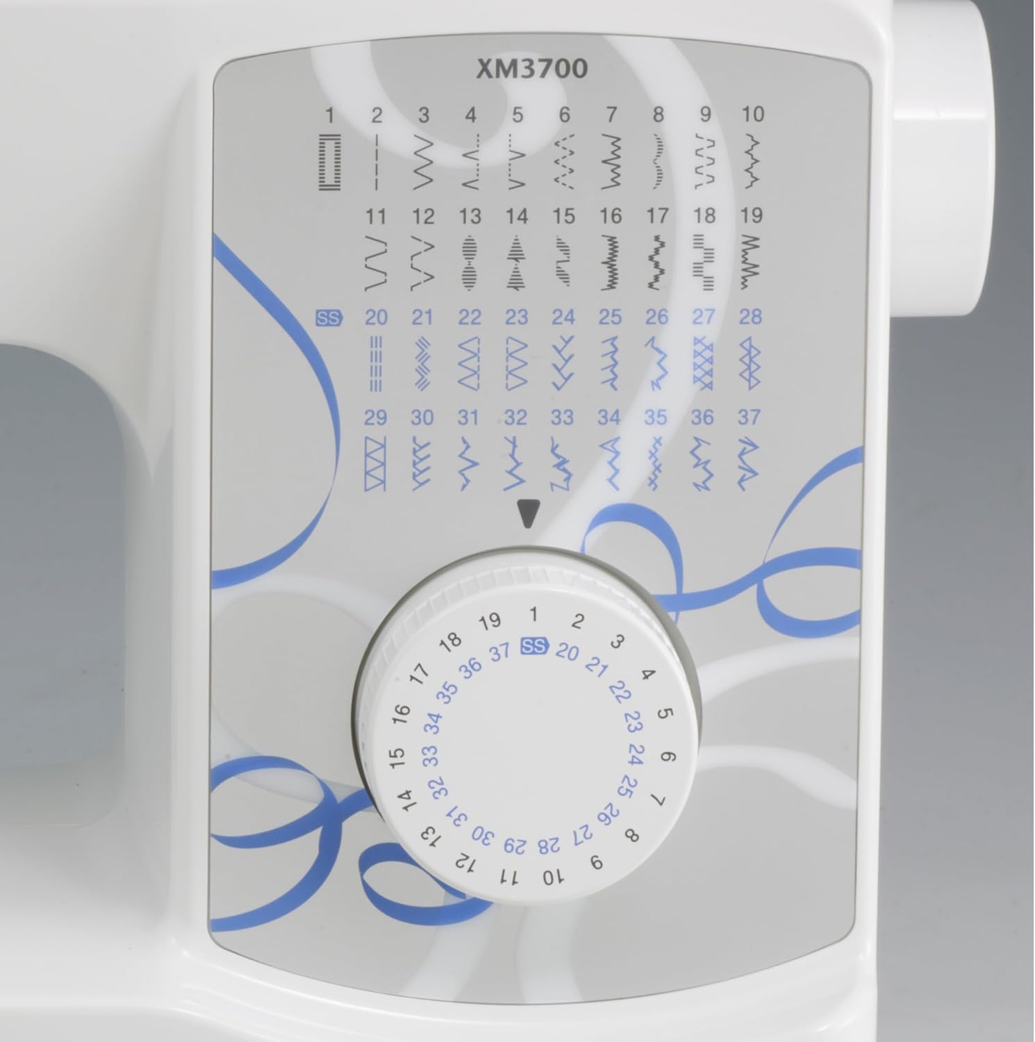 Brother XM3700 Machine, 37 Built-in Stitches, 5 Included Sewing Feet