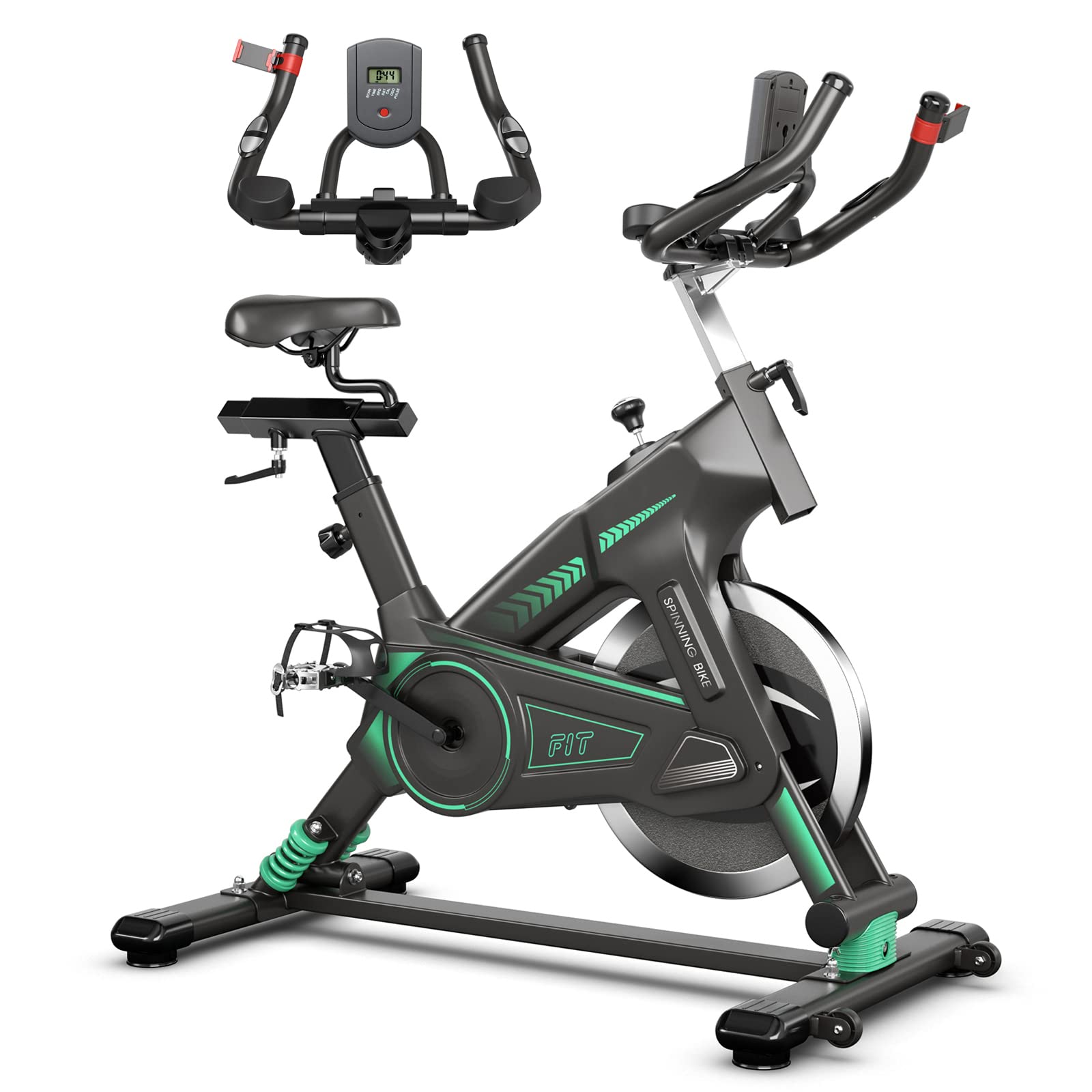 2025 Indoor Cycling Bike, Stationary Exercise Bike Workout Bike with Device Holders