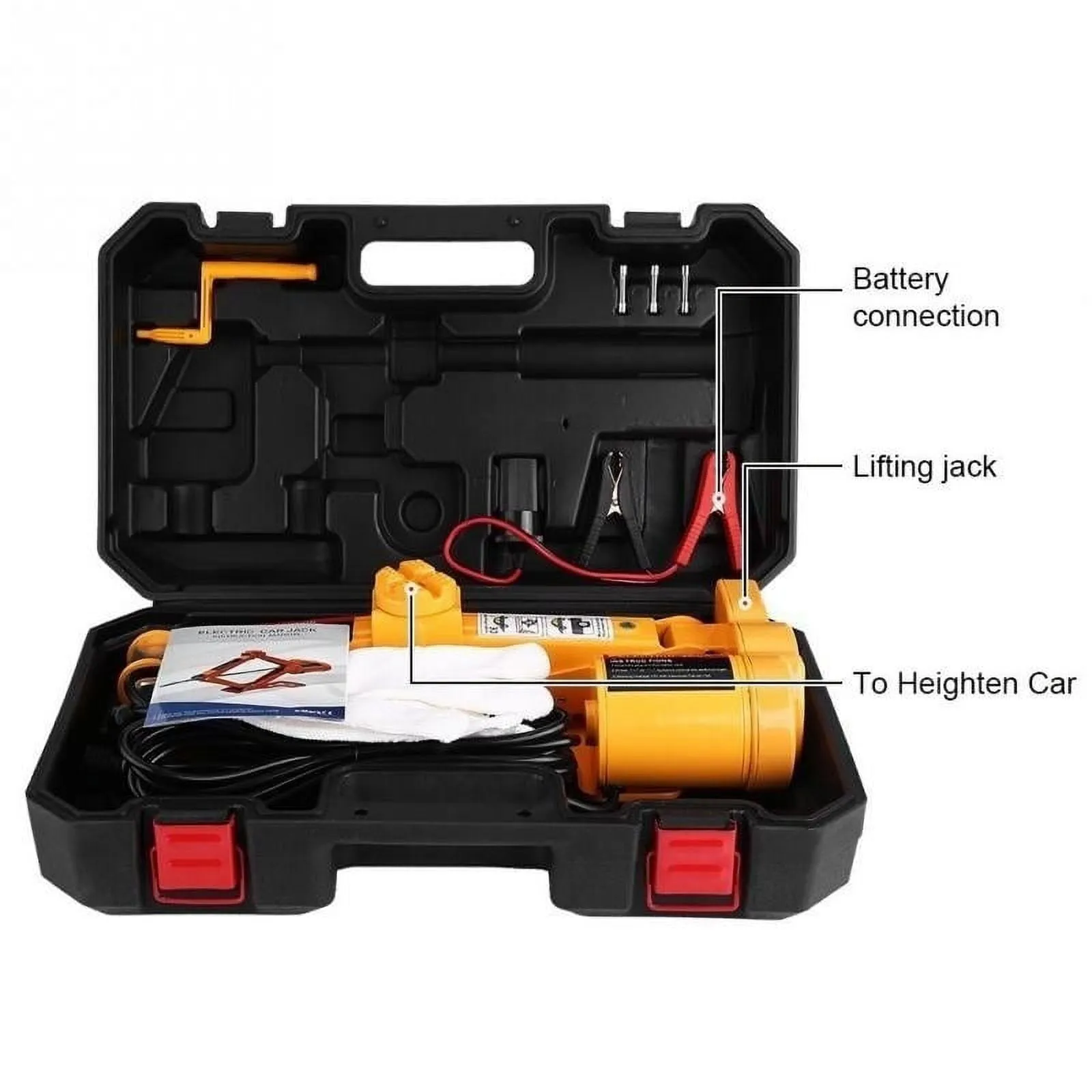 3Ton 12V DC Automotive Car Electric Jack Lifting SUV Van Garage and Emergency Equipment