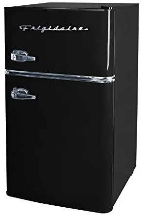 2025 EFR840-RED 3.2 Cu Ft Red 2 Door Retro Bar Fridge with Side Bottle Opener