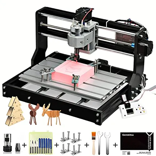 Genmitsu CNC 3018-PRO Router Kit GRBL Control 3 Axis Wood Carving Milling Engraving Machine