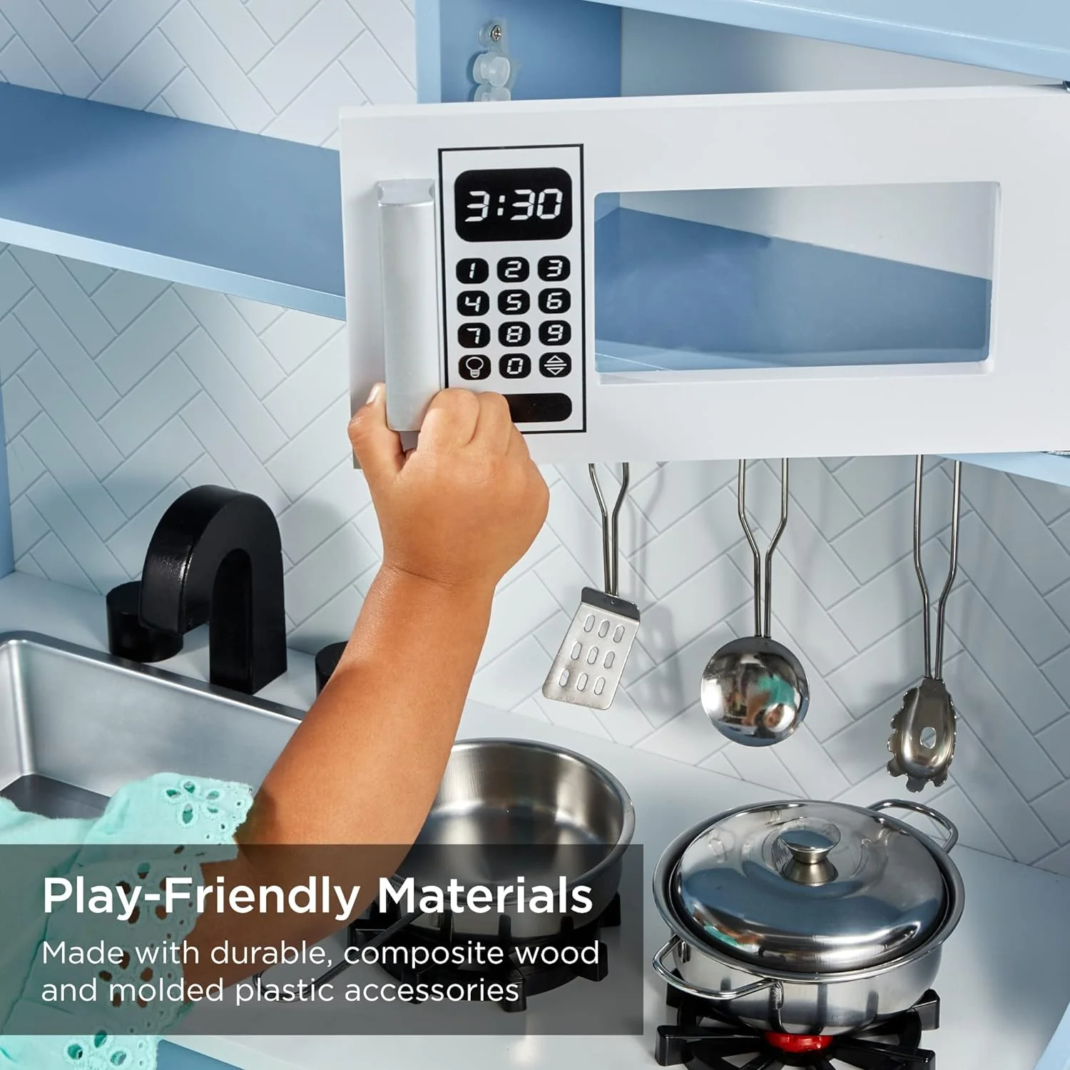 2025 Best Pretend Kitchen Wooden Toy Set for Kids