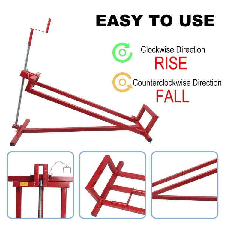 Lawn Mower Lift Jack -Lifting Platform 882 Lbs Capacity for Garden Tractors and Lawn Mowers