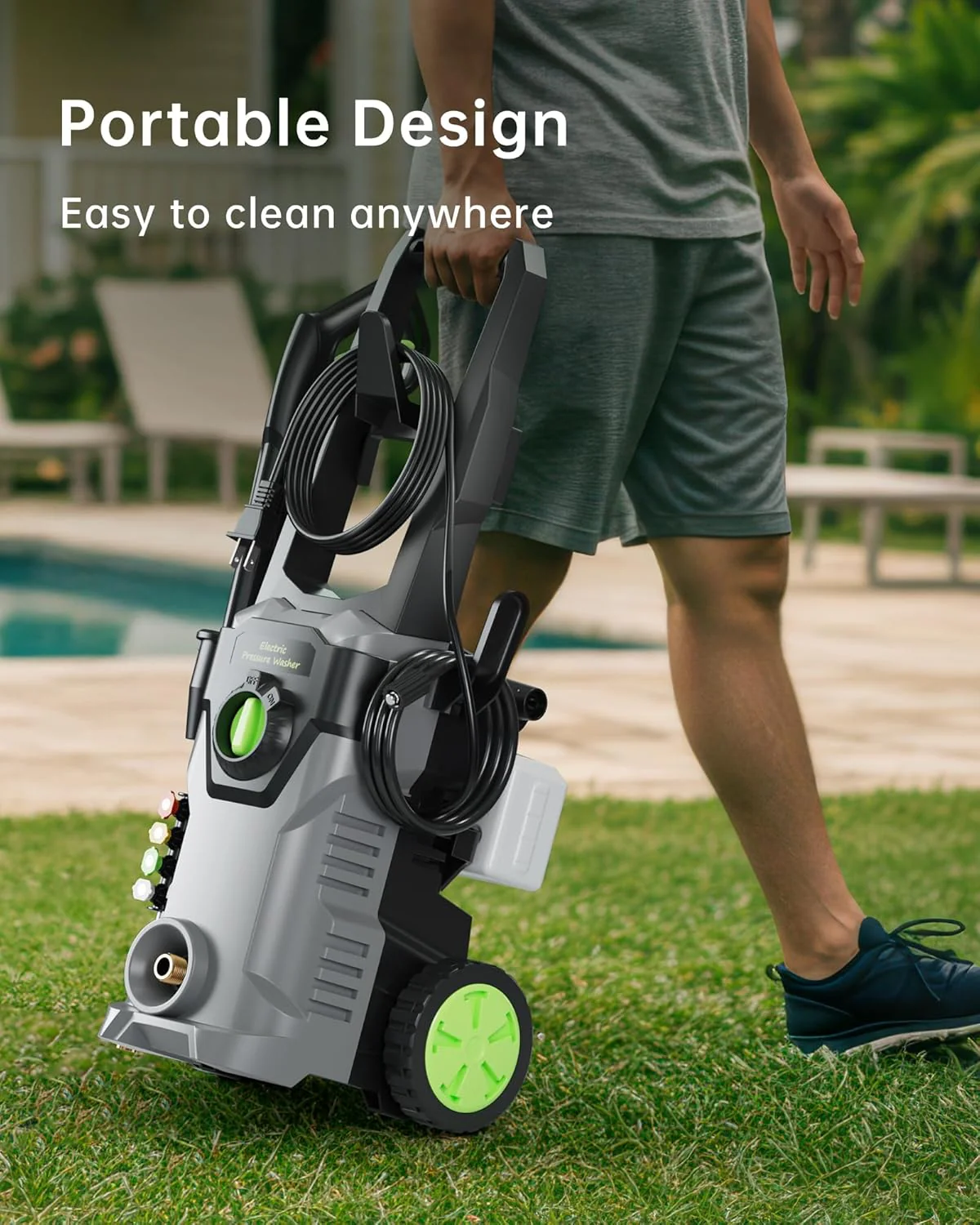 Electric Pressure Washer 4800PSI 30GPM High Power Washer