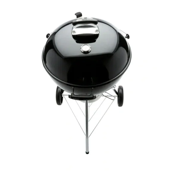 14501001 22 in.  Charcoal Grill in Black with Built-In Thermometer