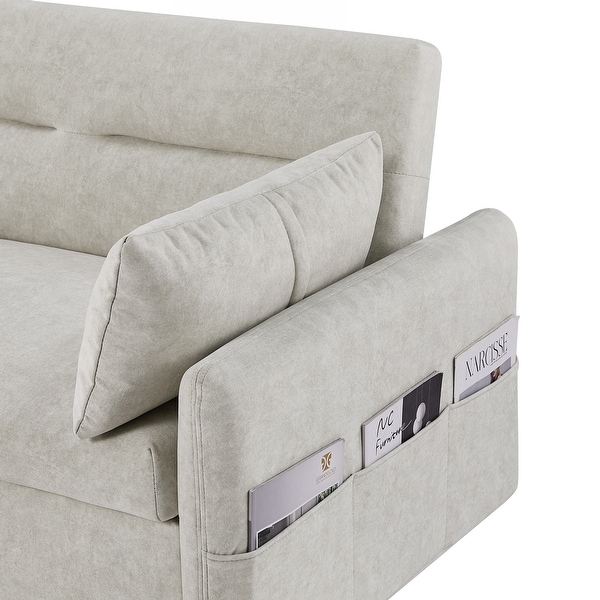 Loveseats Sofa Couch with Adjsutable Backrest