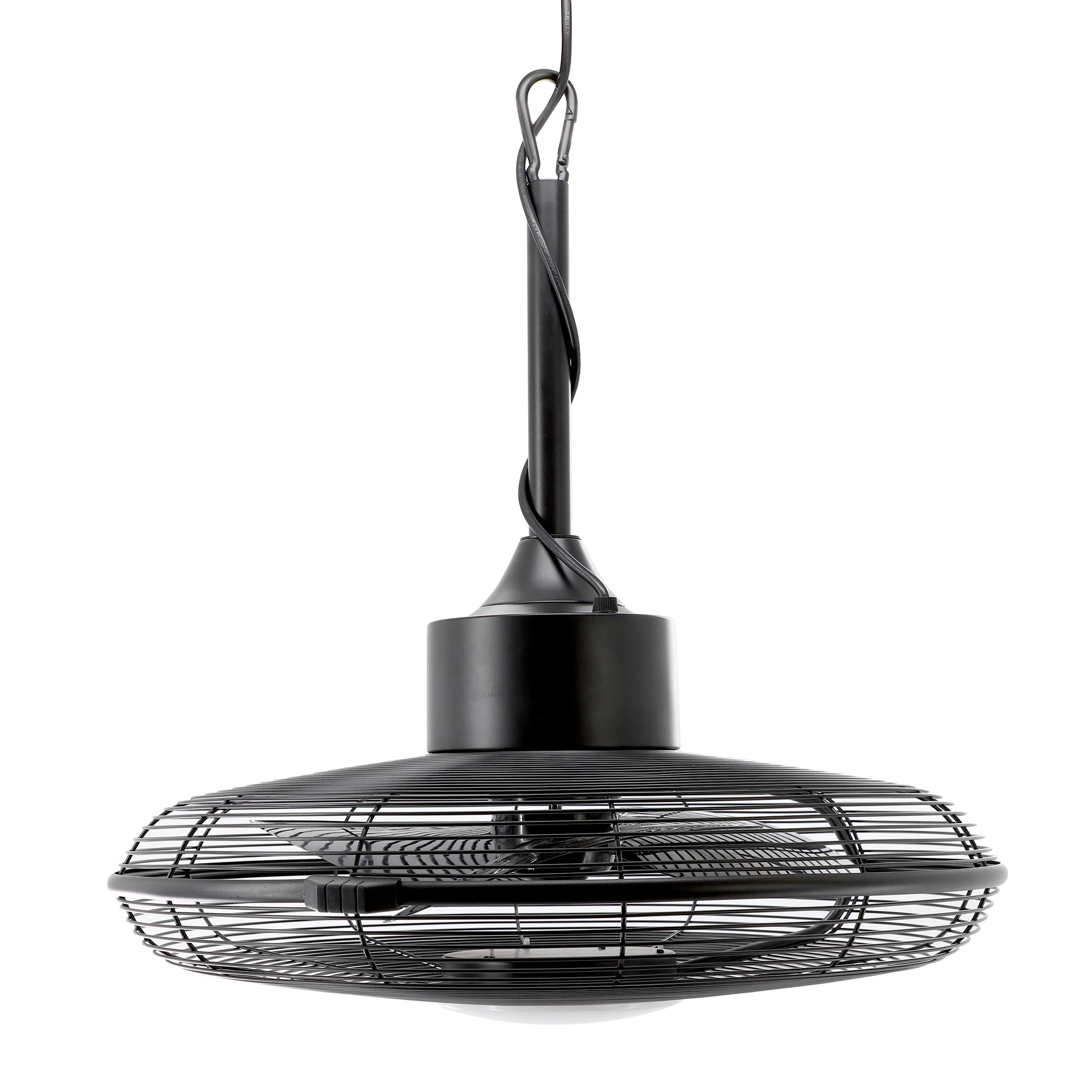 Vie Air 20 Inch 3 Speed Gazebo Outdoor Fan in Matte Black