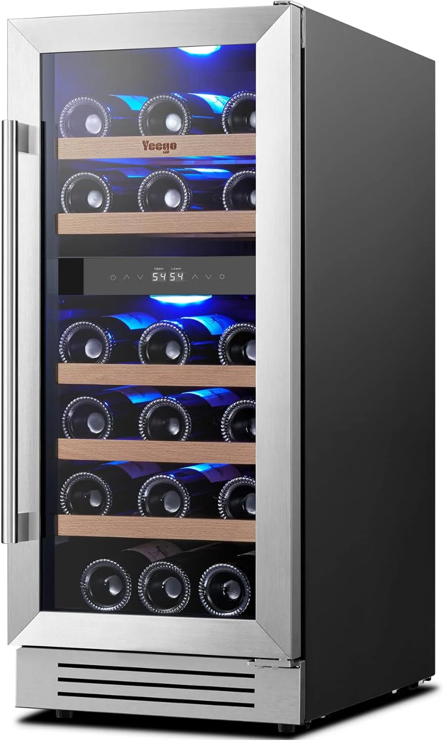 Wine Fridge Cooler 15 Inch Wine Fridge Hold 33 Bottles