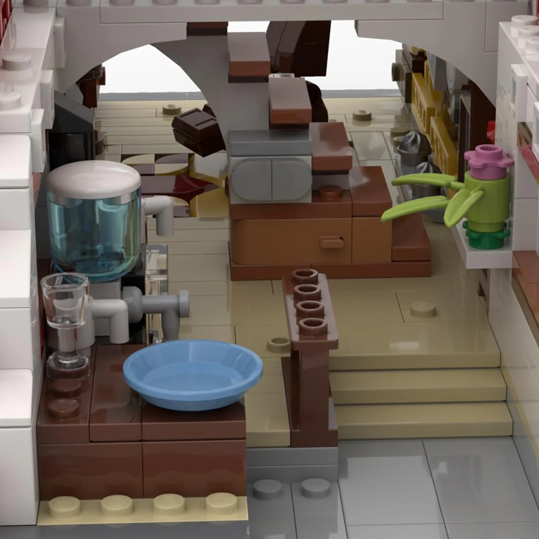 2025 Christmas Country Church Building Kit, MOC-147549 Winter Modular Building Blocks Christmas House Building Block Building Toy (1769 Pieces)