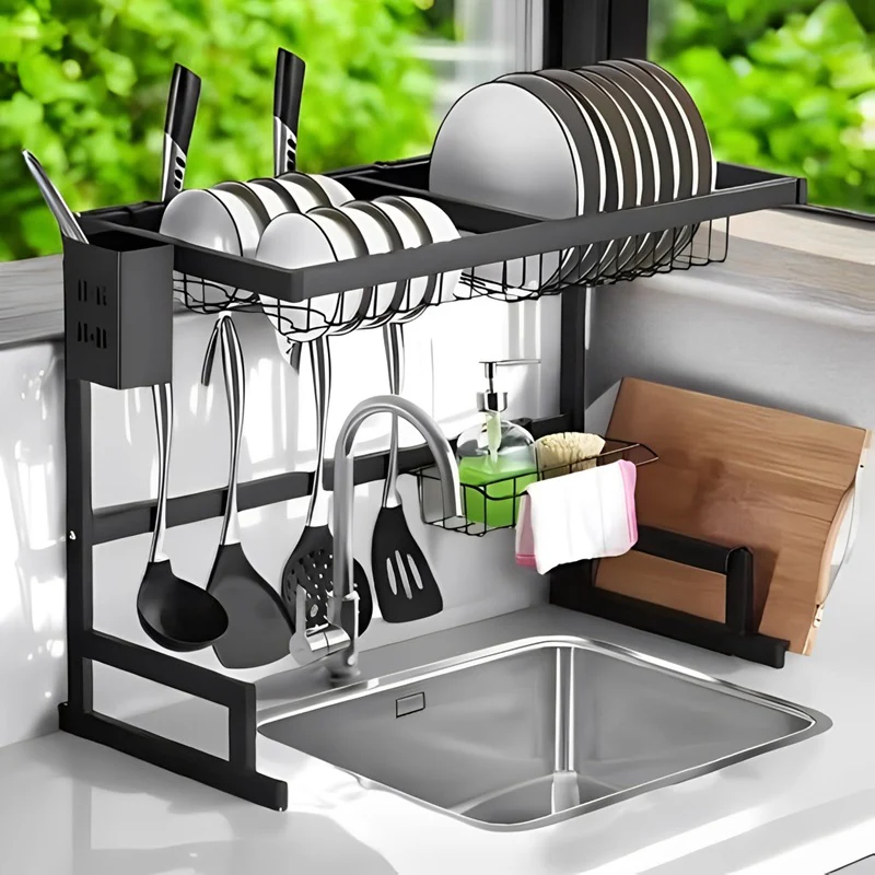 Adjustable Sink Dish Drying Rack - Custom Fit from 24