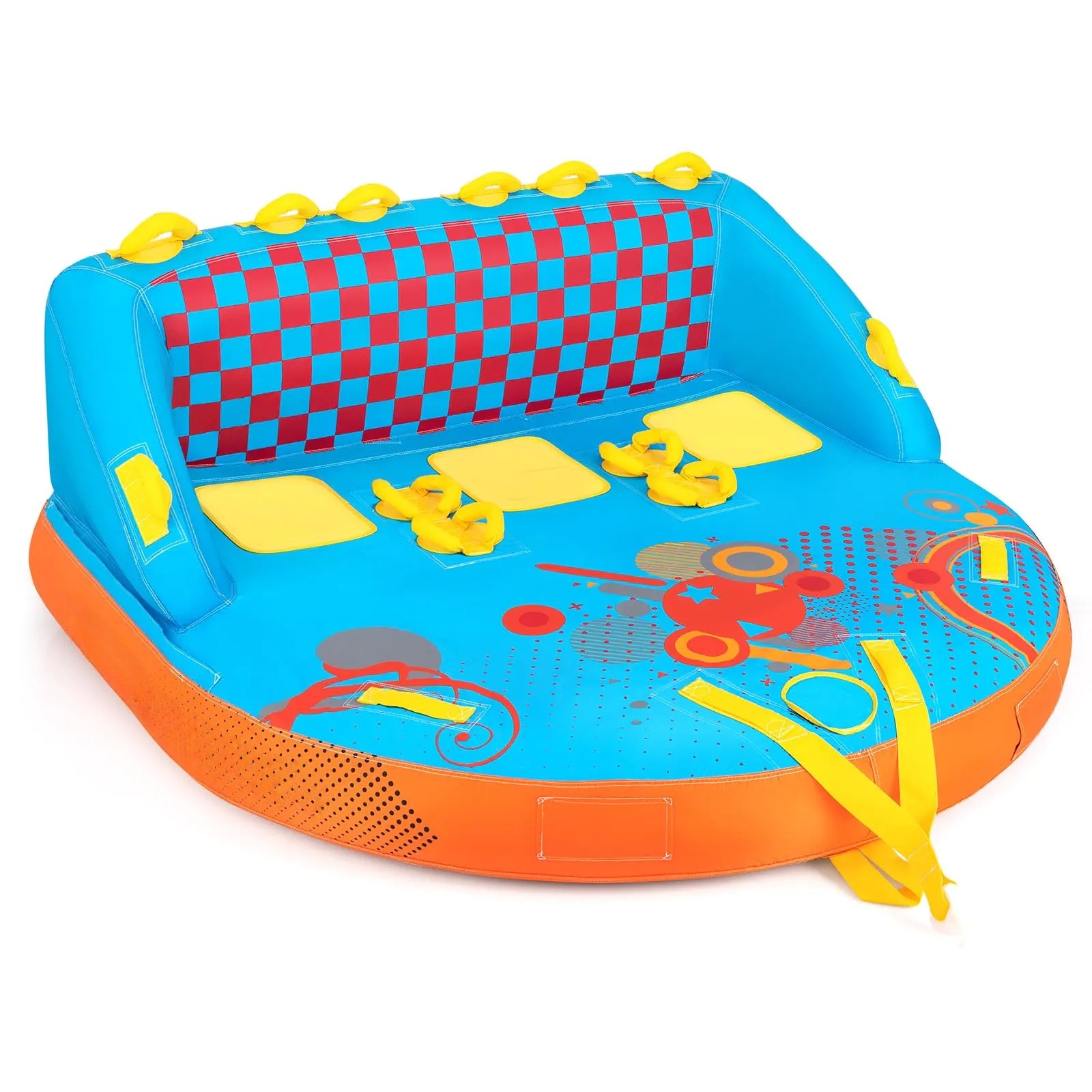 Inflatable Towable Tubes for Boating, 1-3 Riders Water Sport Towables for Boat