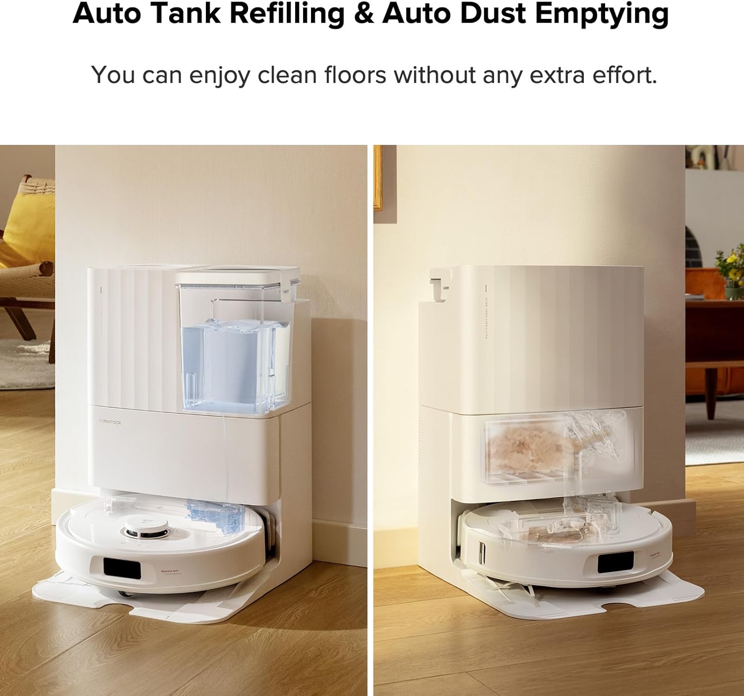 Qrevo Pro Robot Vacuum and Mop with FlexiArm Design Edge Mopping, Dynamic Hot Water Mop Washing and Auto Mop Drying, Intelligent Dirt Detection, 7,000 Pa Suction, Ideal for Carpets