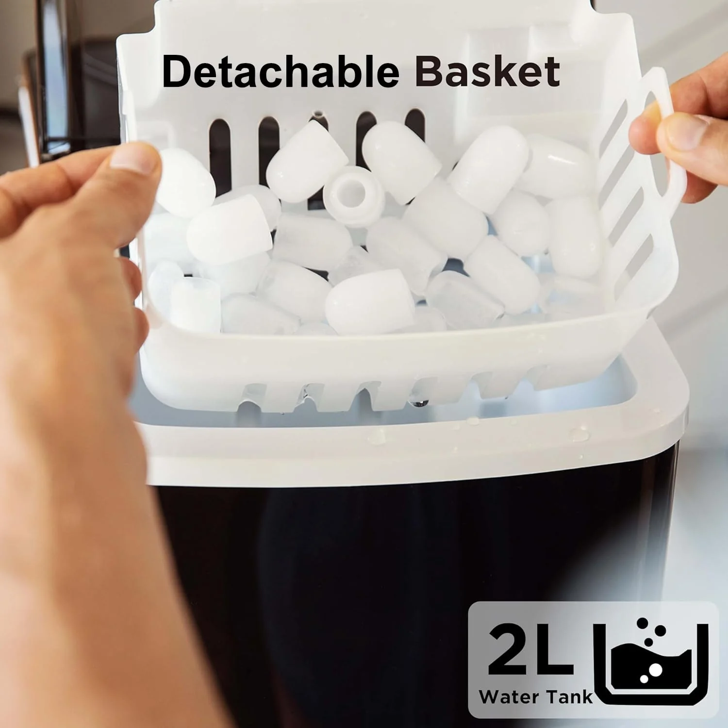 Ice Maker Countertop Silonn Chewable Pellet Ice Machine