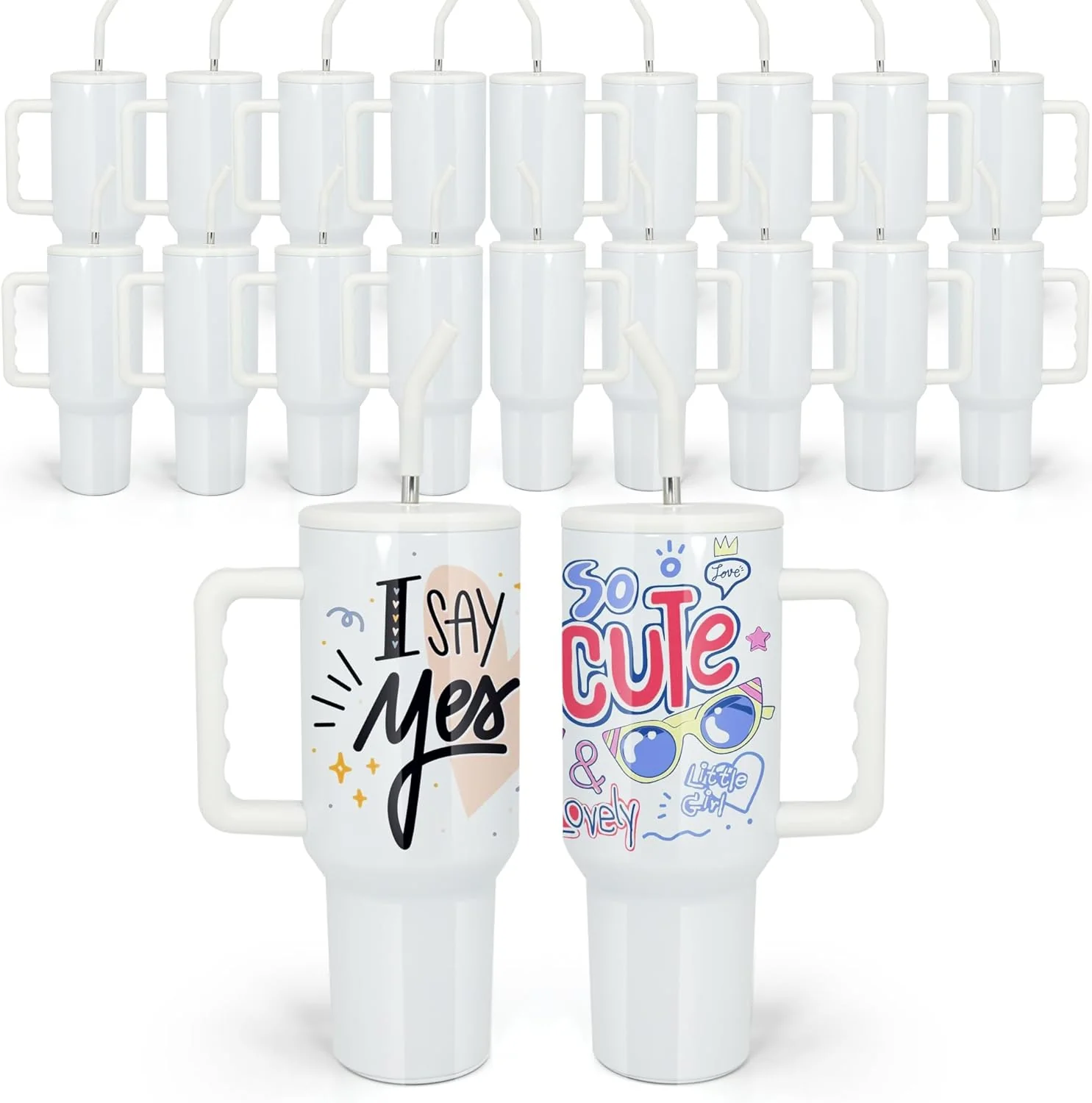 2025 40 oz sublimation glass