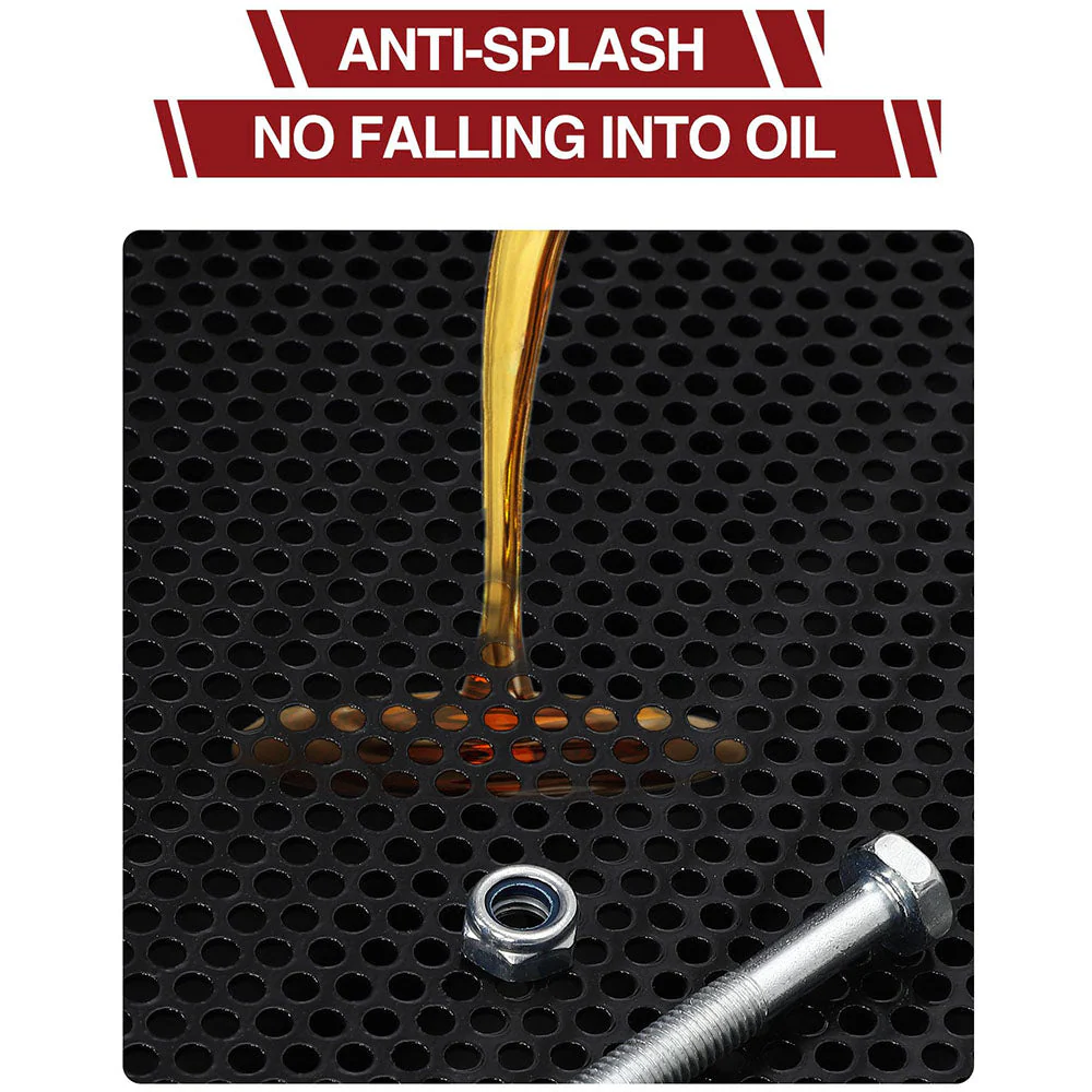 17 Gal Electric Oil Drain with 110V Pump & 8 Ft Hose,Low Profile & T Folding Handle Oil Drain Cart for Truck Cars SUVs