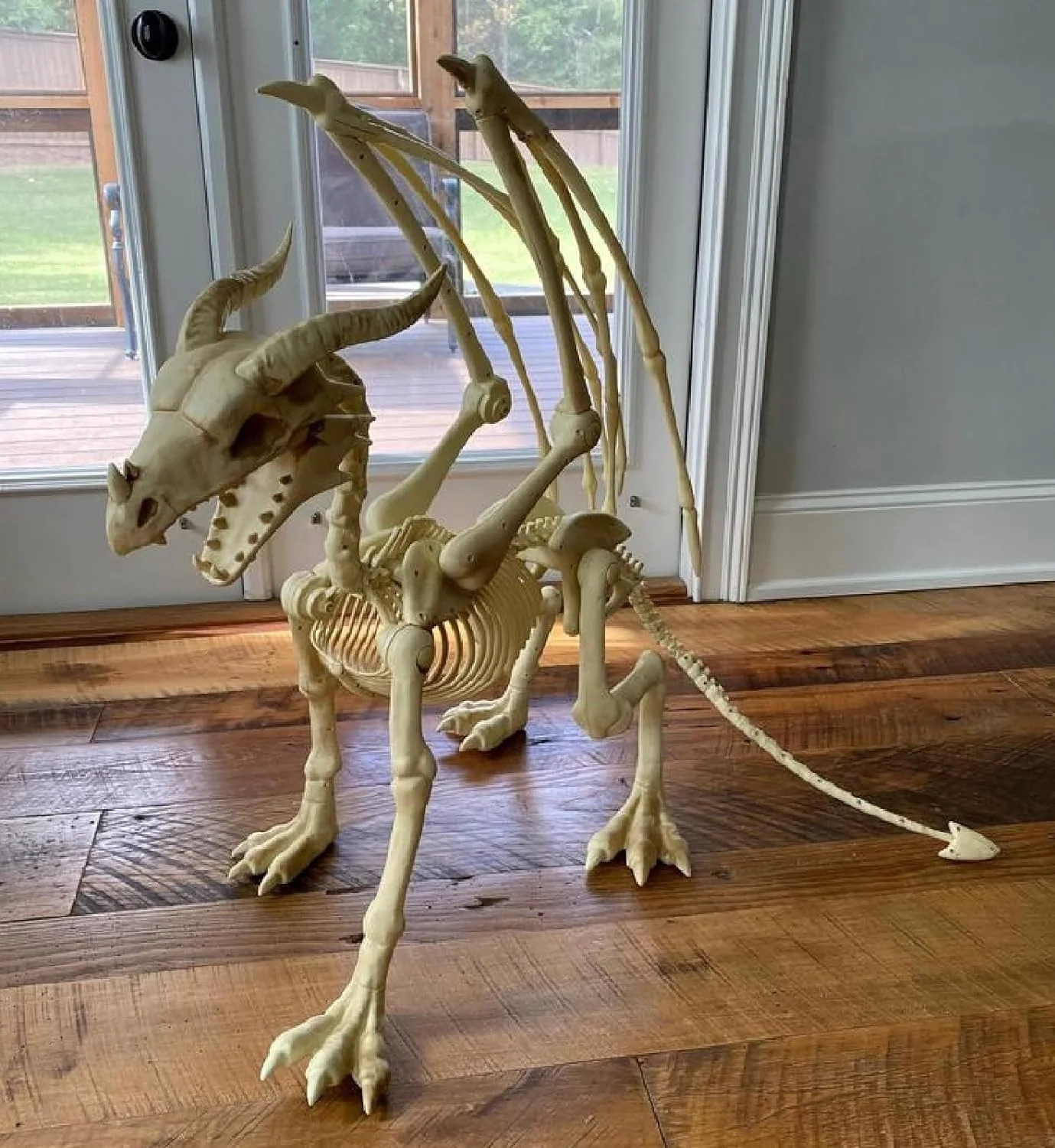 2025 Large 4ft pterosaur skeleton, halloween decoration