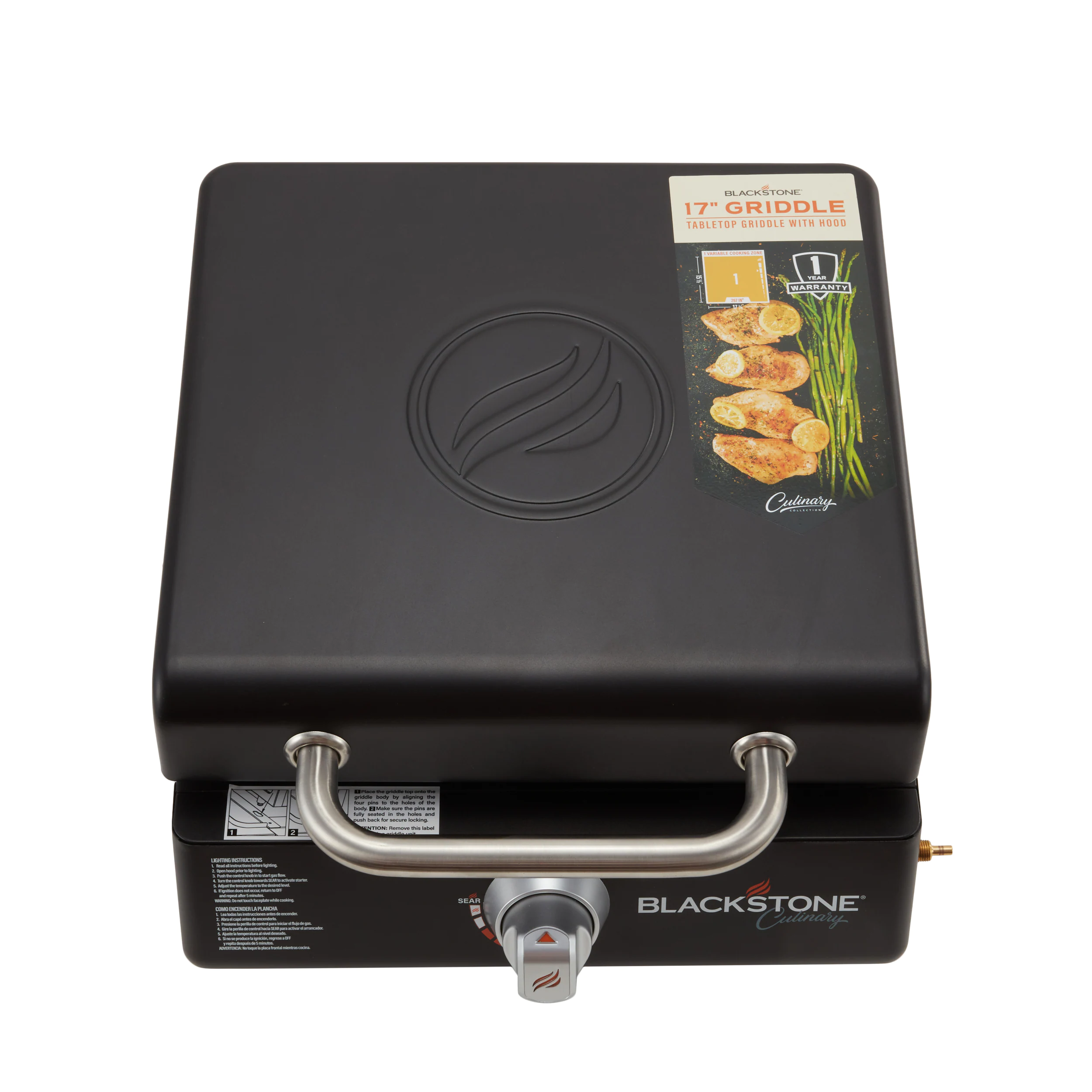 1933 Culinary 1-Burner Liquid Propane Flat Top Grill