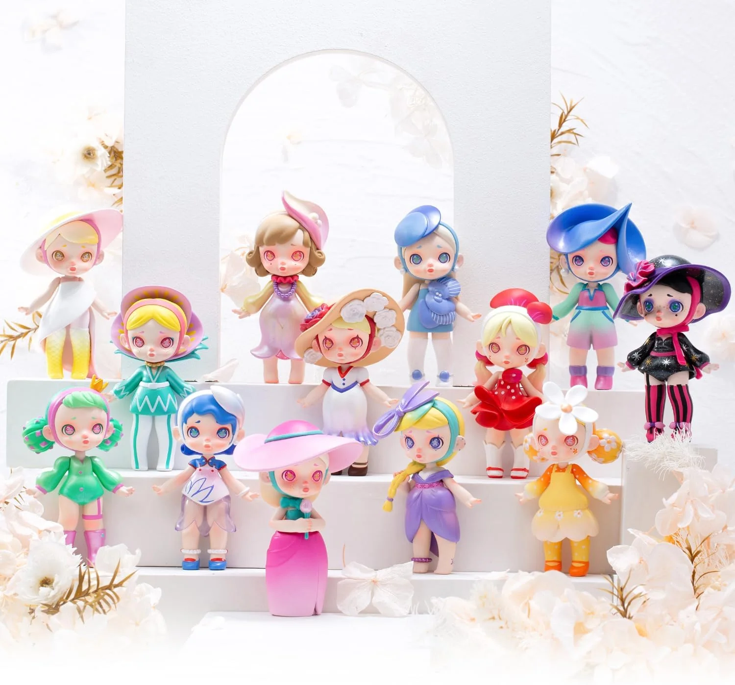 2025 12-Pack Blind Box, Fashion Trendsetters Series Cute Blind Box Action Figures Popular Collectible Toys Birthday Halloween Christmas Gifts