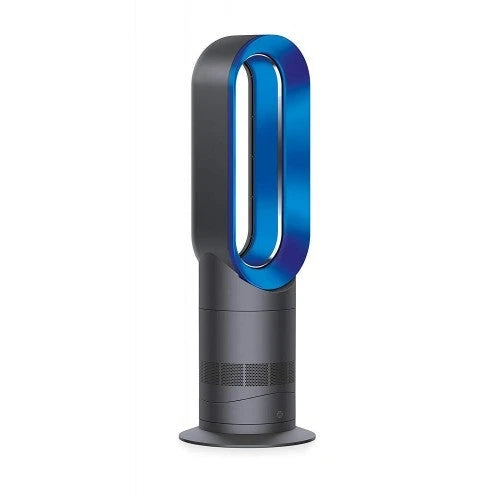 Dyson AM09 Fan Heater, Iron/Blue