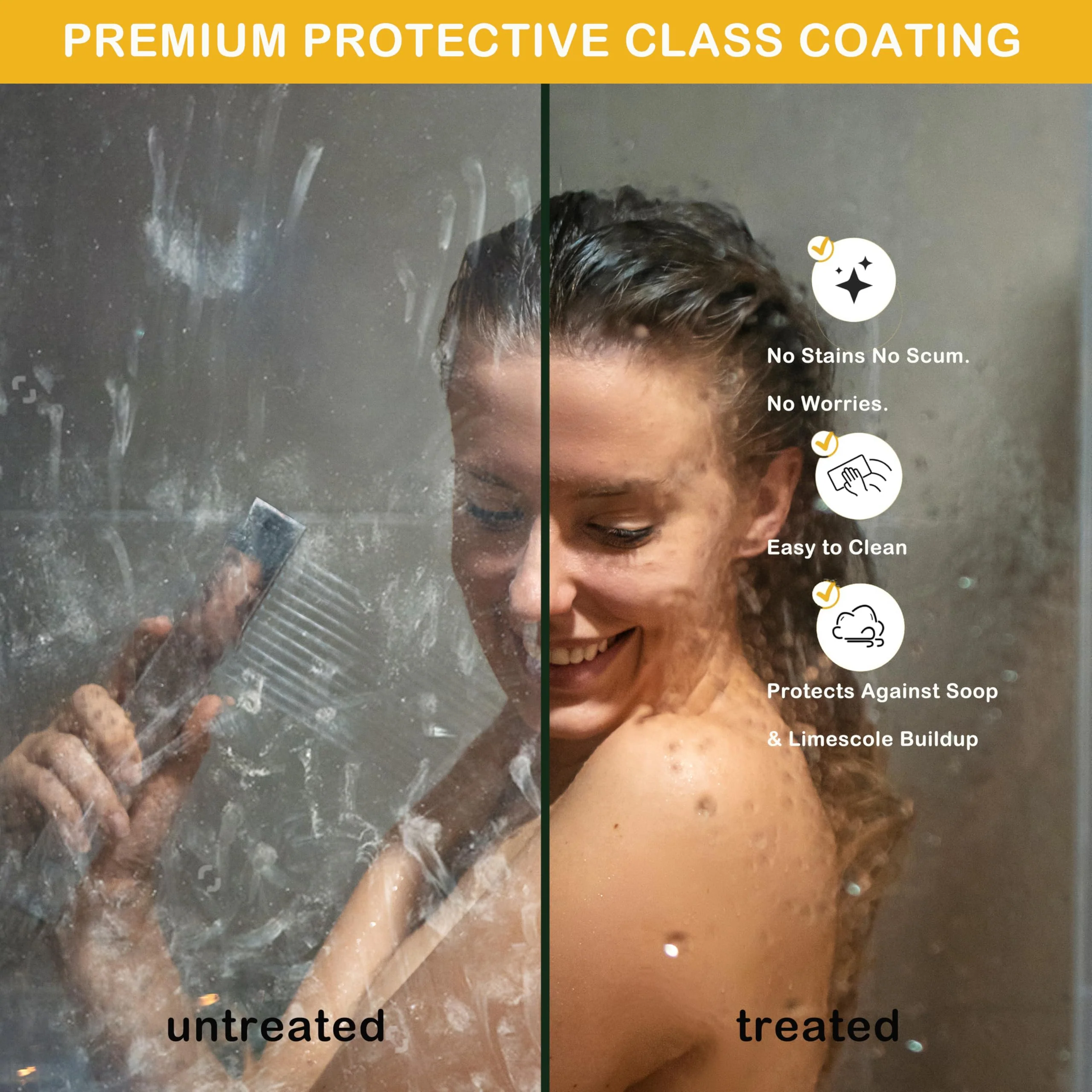 2025 Garvee Frameless Sliding Shower Door,56-60