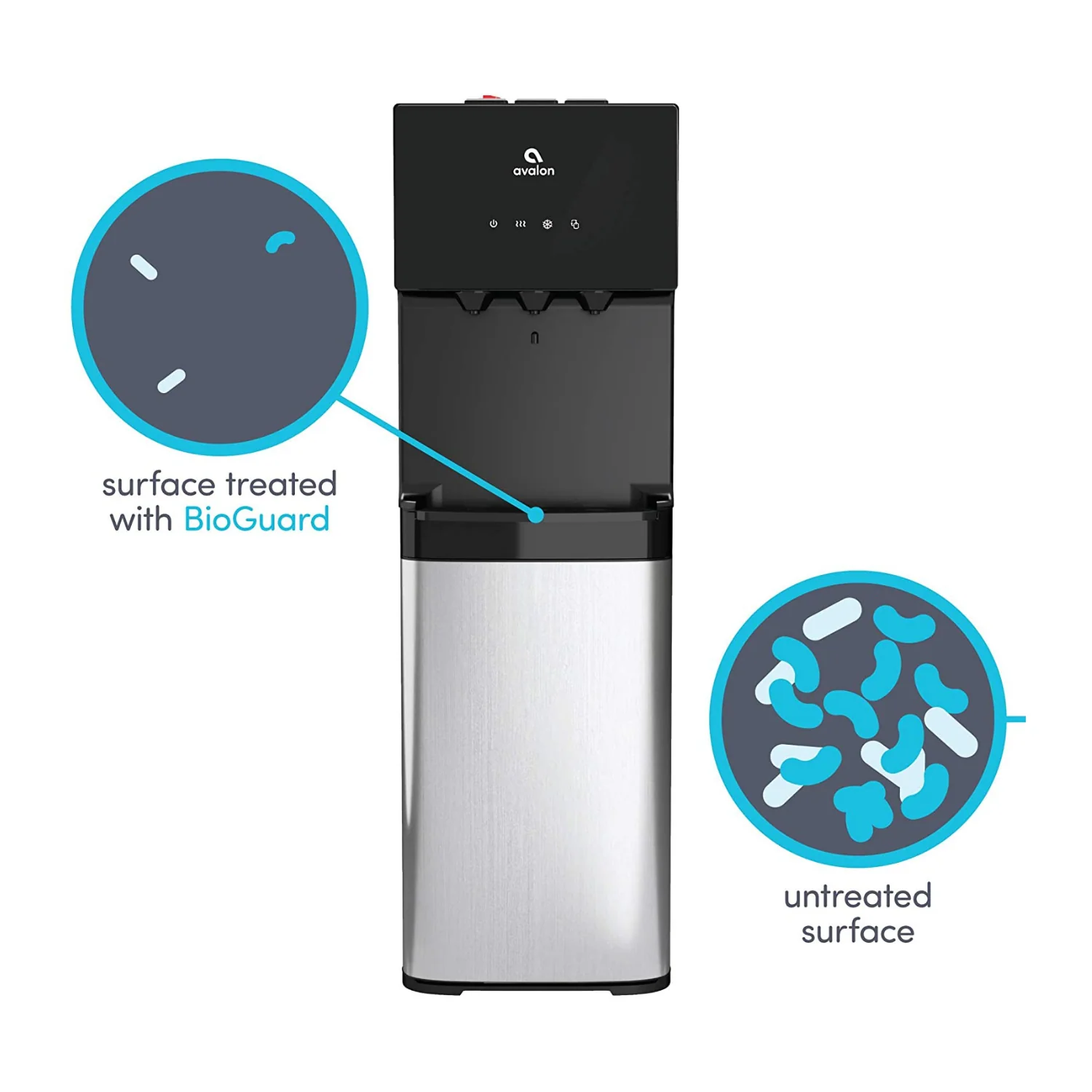 2025 Avalon Bottom Loading Water Cooler Water Dispenser With BioGuard, 3 Temperature Settings