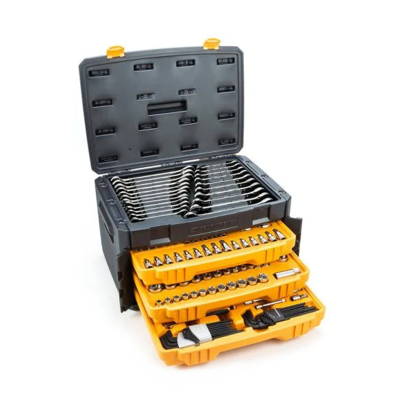 232-Piece Mechanics Tool Set, Standard/Deep, SAE/Metric