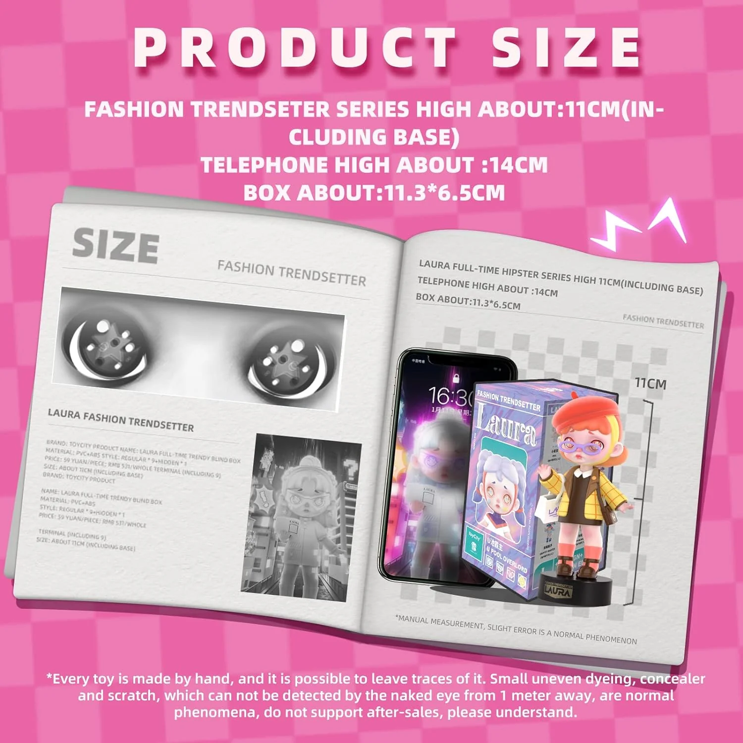 2025 12-Pack Blind Box, Fashion Trendsetters Series Cute Blind Box Action Figures Popular Collectible Toys Birthday Halloween Christmas Gifts