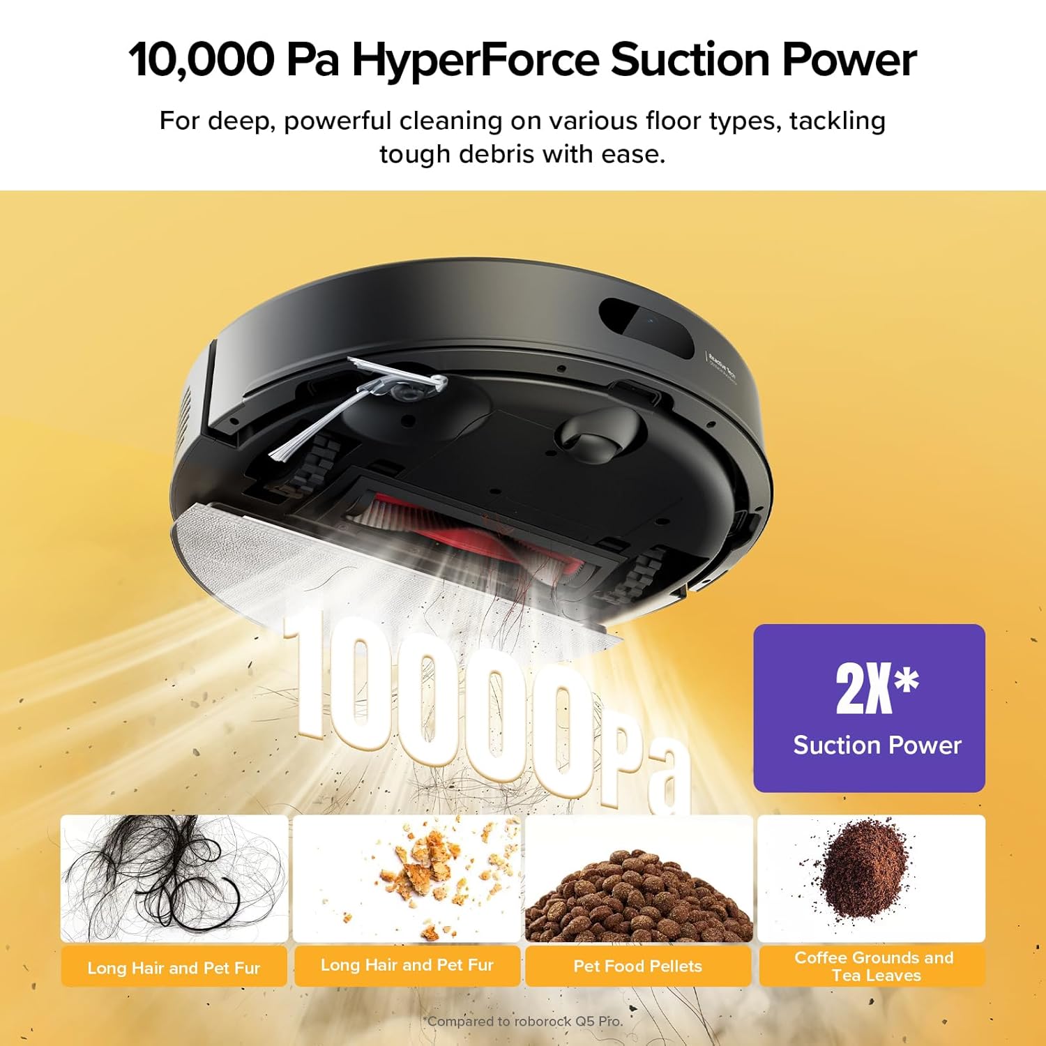 Q5 Max+ Robot Vacuum with Self-Empty Dock