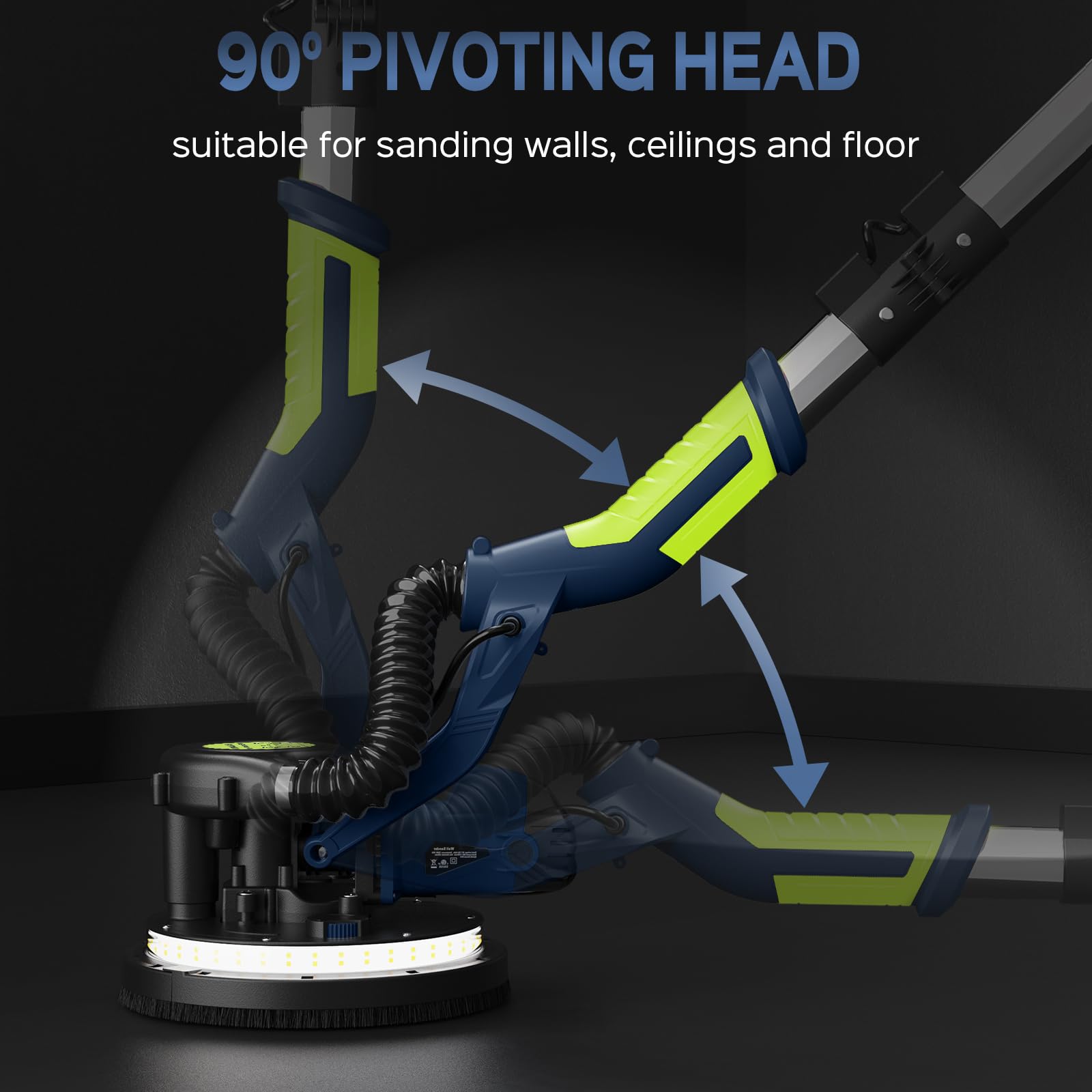 IMQUALI Drywall Sander with Vacuum Dust Collector