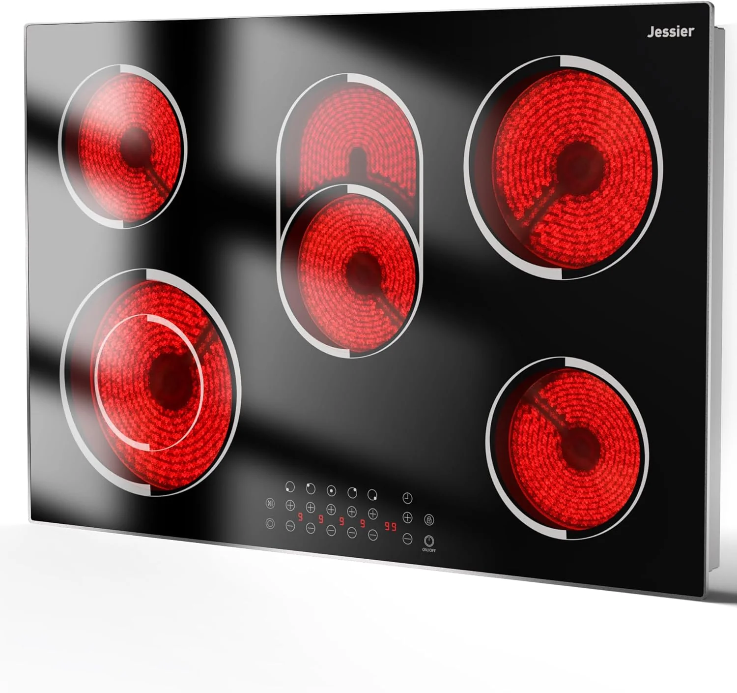 Electric Cooktop 30 Inch - 5 Burners Built-in Ceramic Cooktop, 30