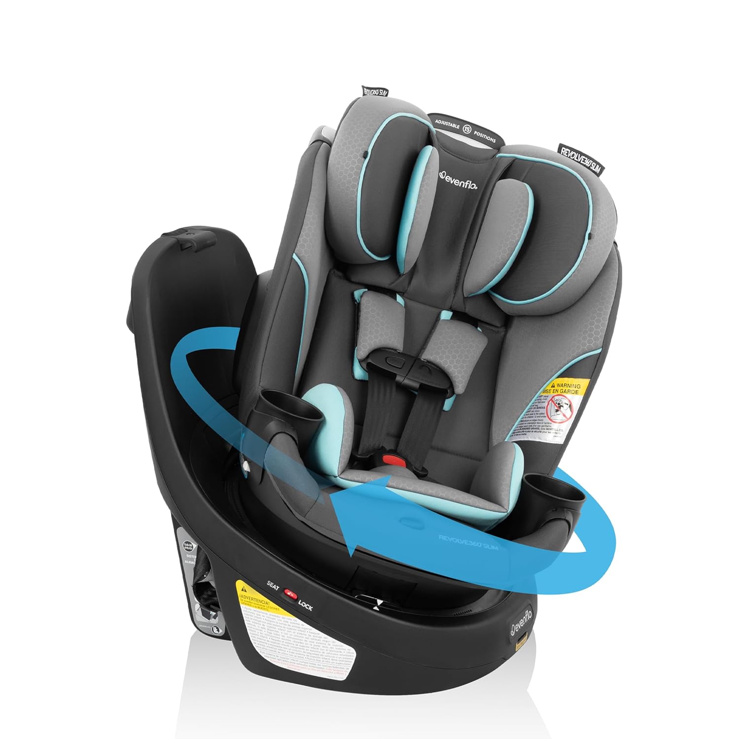 Revolve360 Slim 2-In-1 Rotational Car Seat