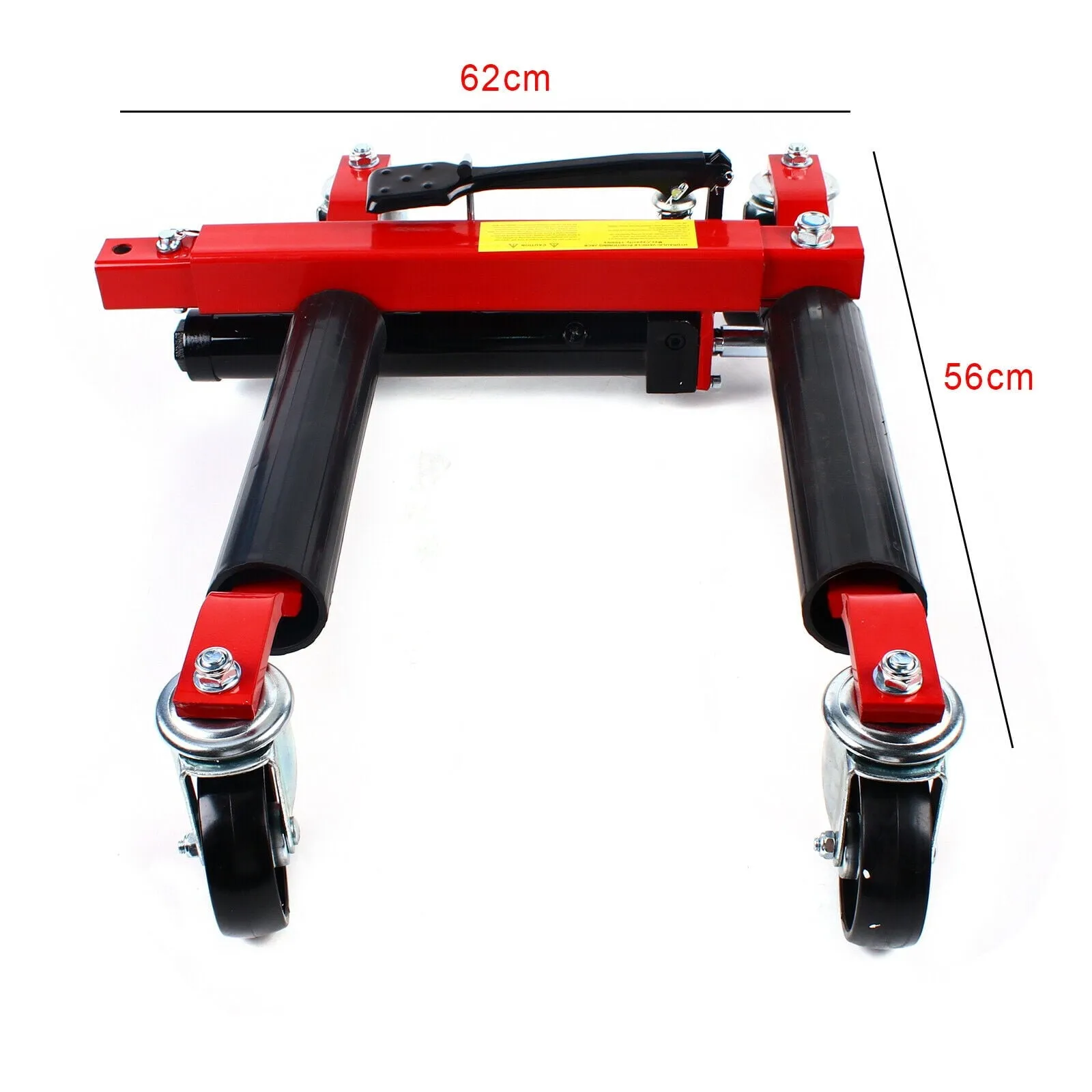 1500lb HYDRAULIC Positioning Car Wheel Dolly Jack Lift Auto Vehicle Moving Hoist