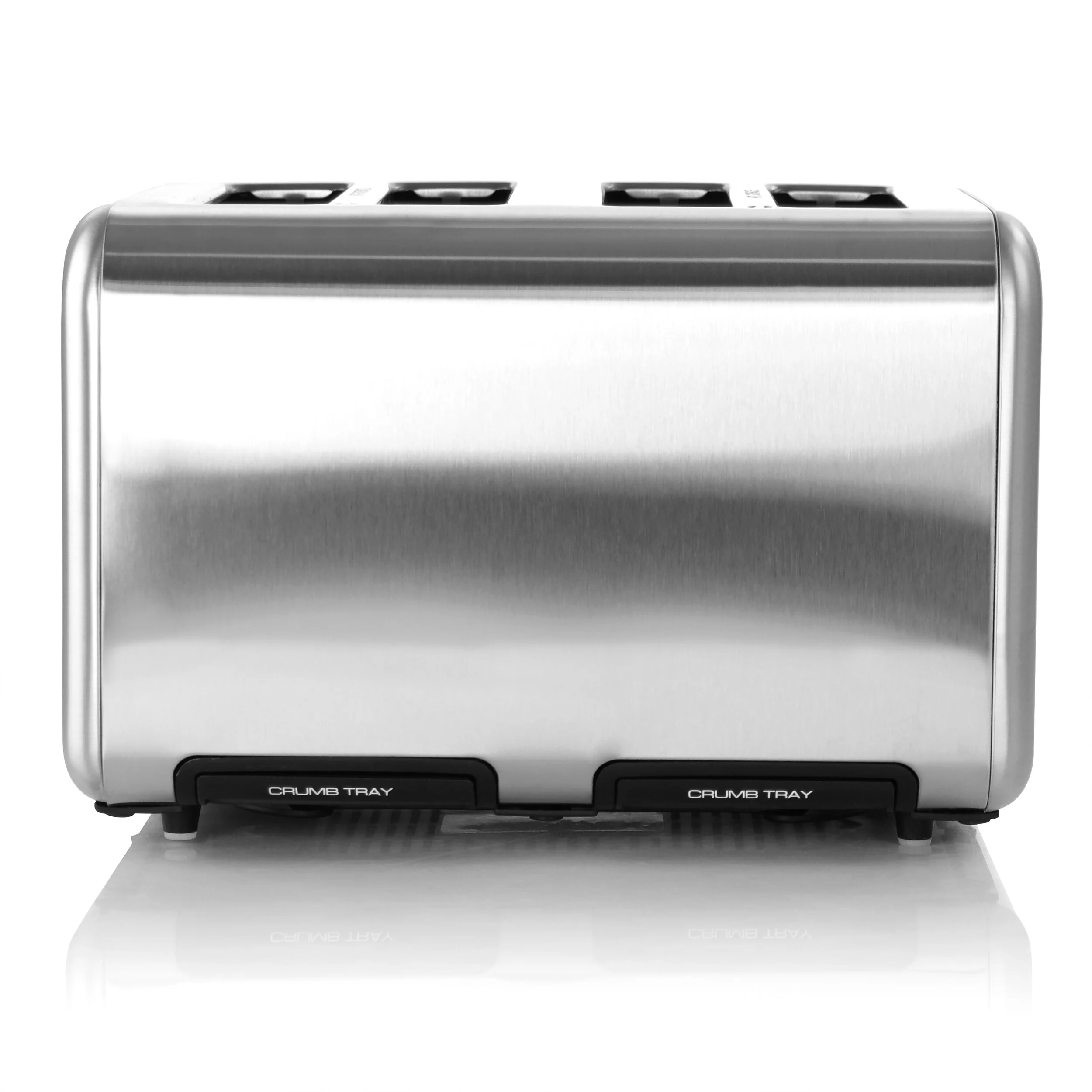 4 Slice Toaster in Stainless Steel Silver