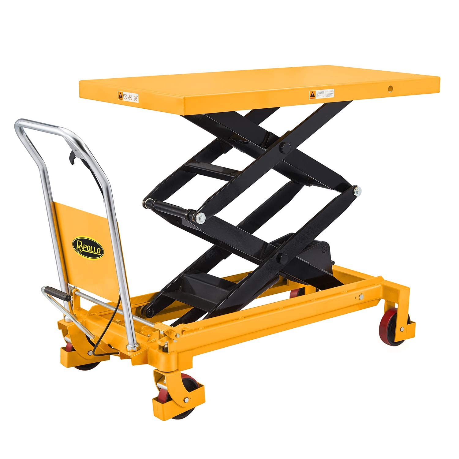 APOLLOLIFT Hydraulic Lift Table Cart – 770 lbs Capacity, 51
