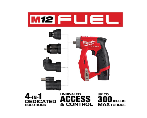 12 FUEL 12-Volt Lithium-Ion Brushless Cordless 4-in-1 Installation 3/8 in