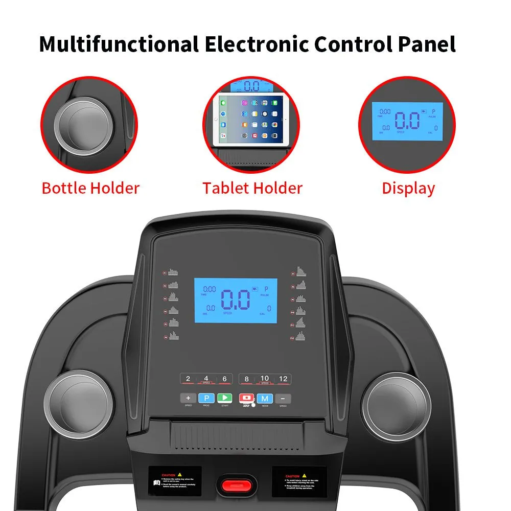 YY Style Folding Treadmills for Home with 265Lb Capacity Bluetooth and Incline