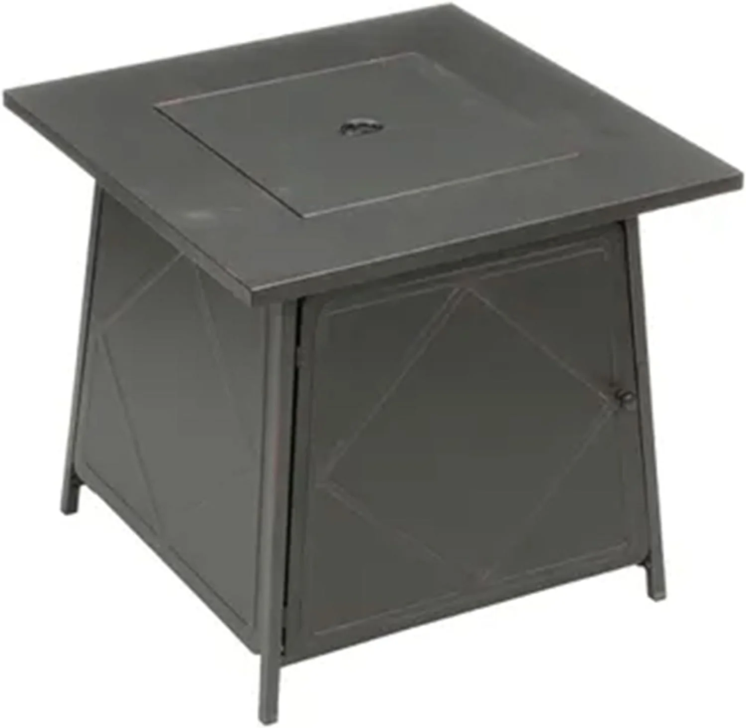 2025 Four Seasons Patio Dual Heat 50,000 BTU Square Gas Fire Pit