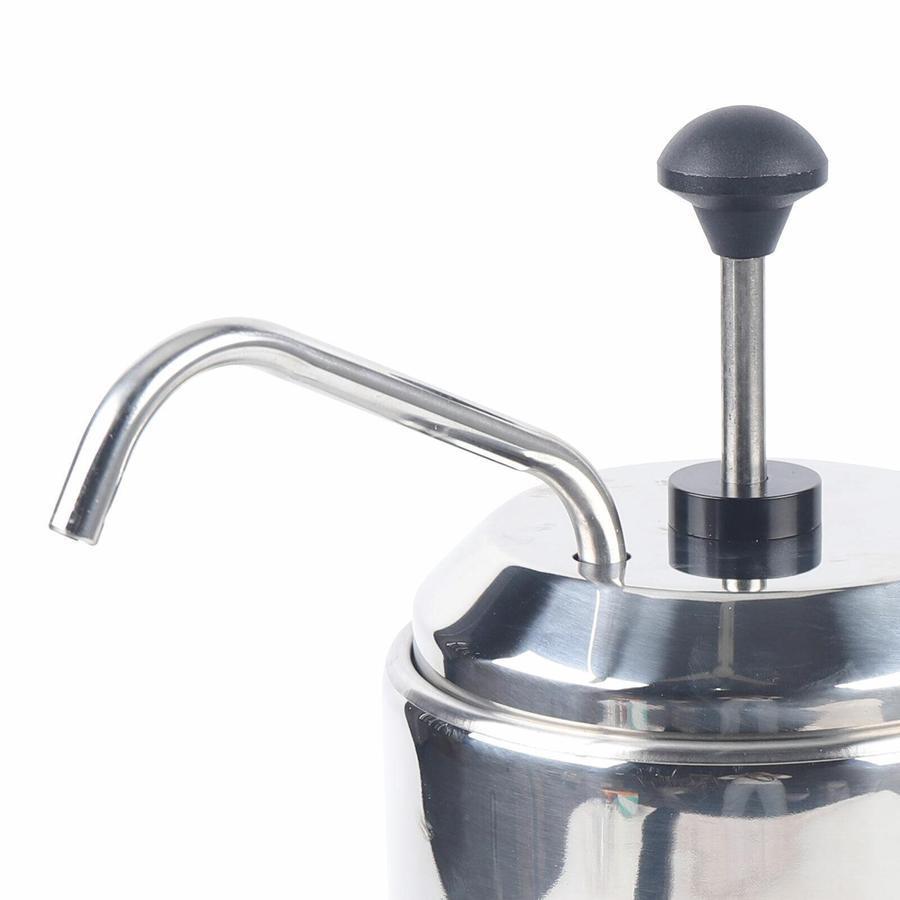 2.6 Qt Melted Butter Dispenser Nacho Cheese Warmer Popcorn Condiment Melter Warmer Pump Dispenser Nacho Cheese Sauce Melter Pump W/Heated Spout