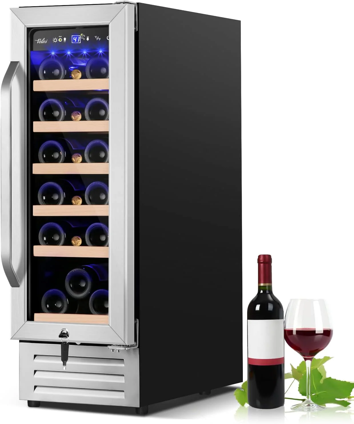 24 Inch Beverage Refrigerator Outdoor Under Counter Beverage Cooler for Patio
