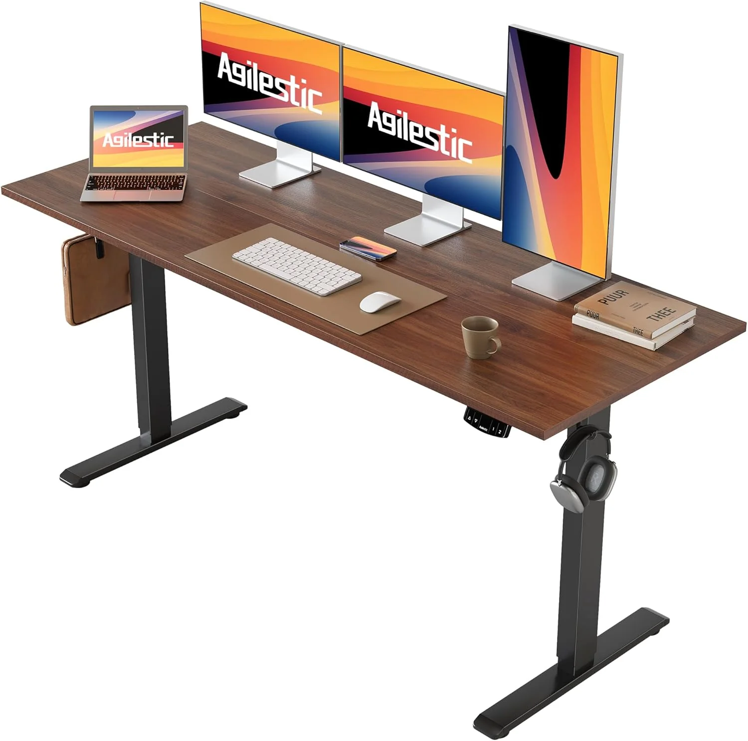 Electric Standing Desk 48 x 24 Inches Height Adjustable Desk