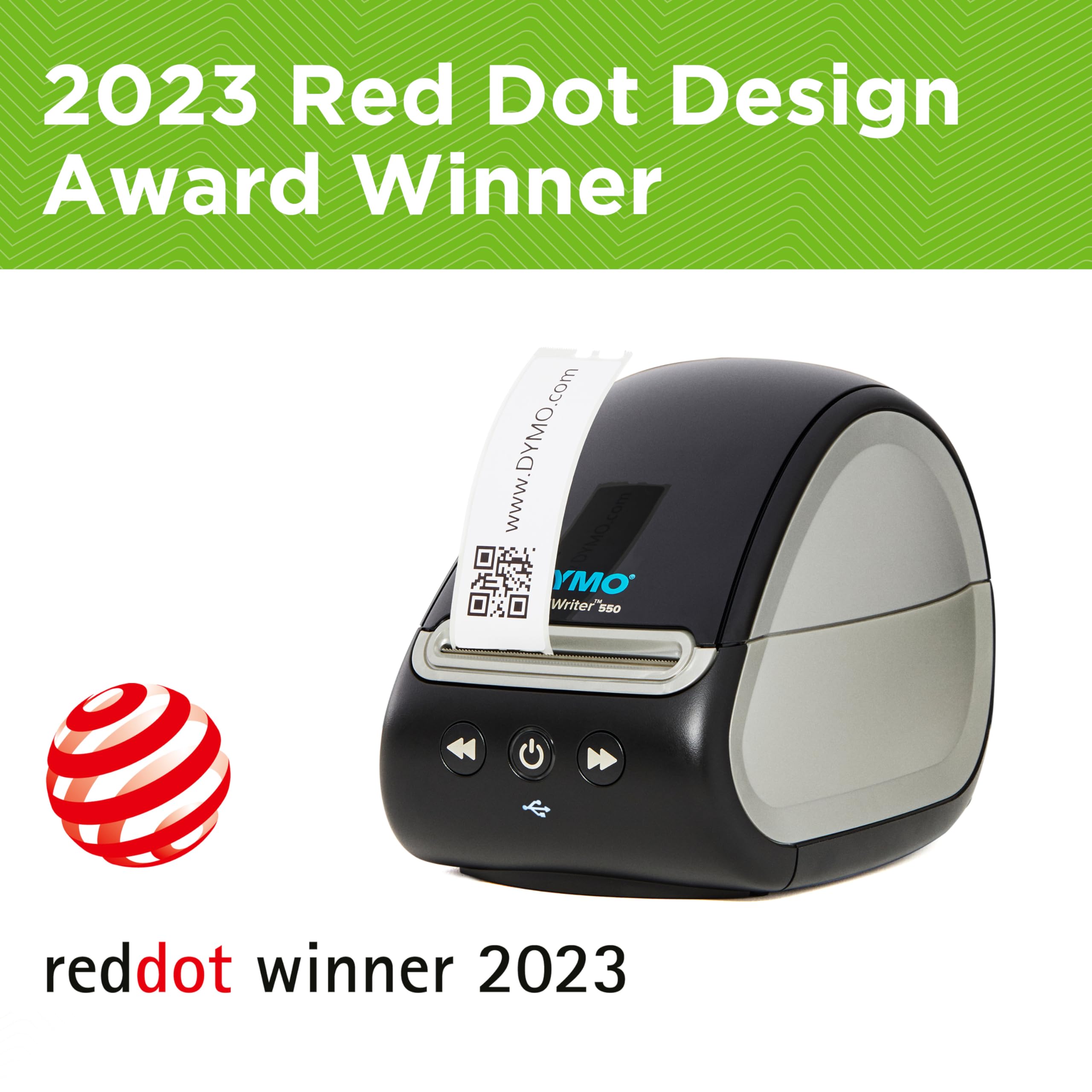 DYMO LabelWriter 550 Series Label Printer with Dymo-Branded Label