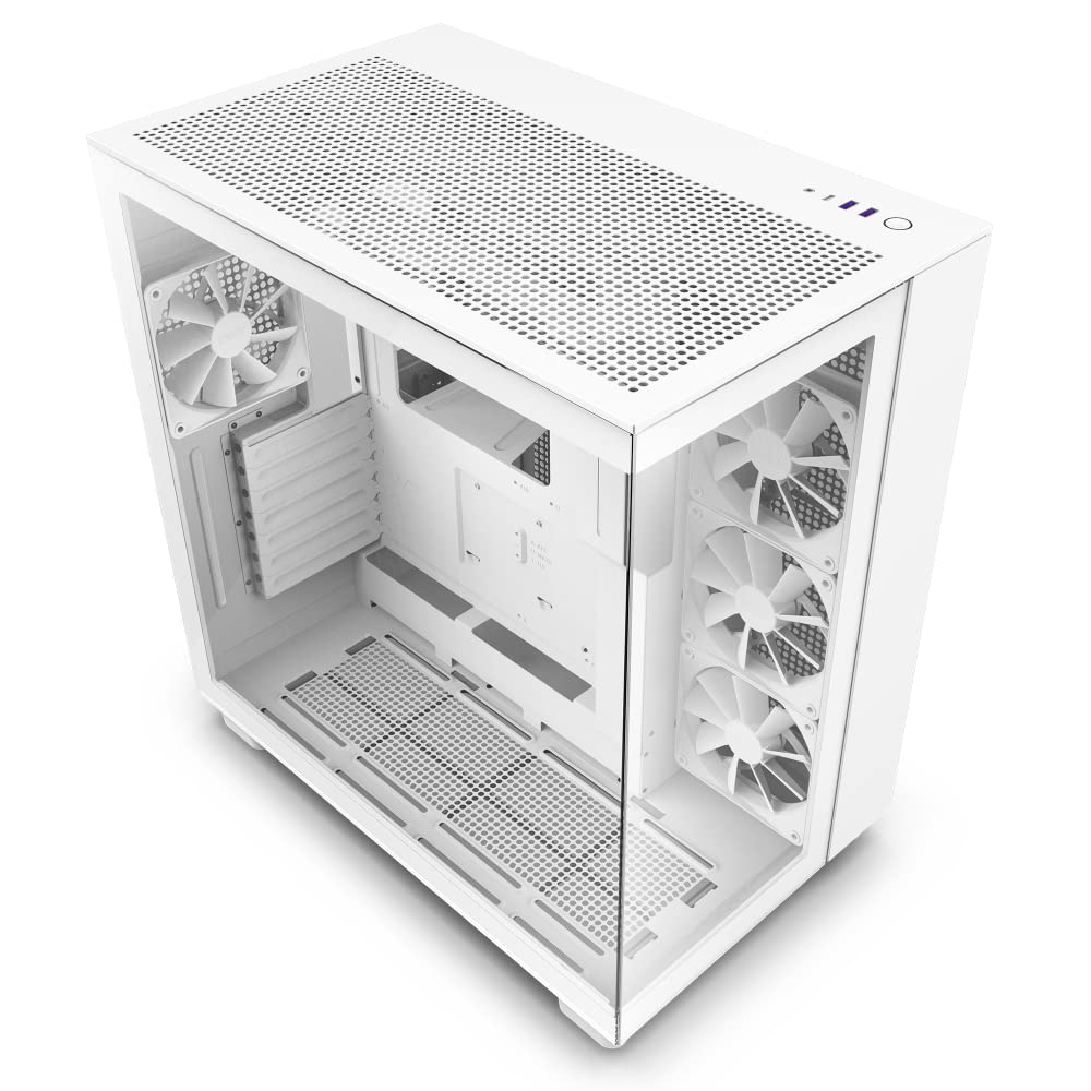 H9 Flow Dual-Chamber ATX Mid-Tower PC Gaming Case