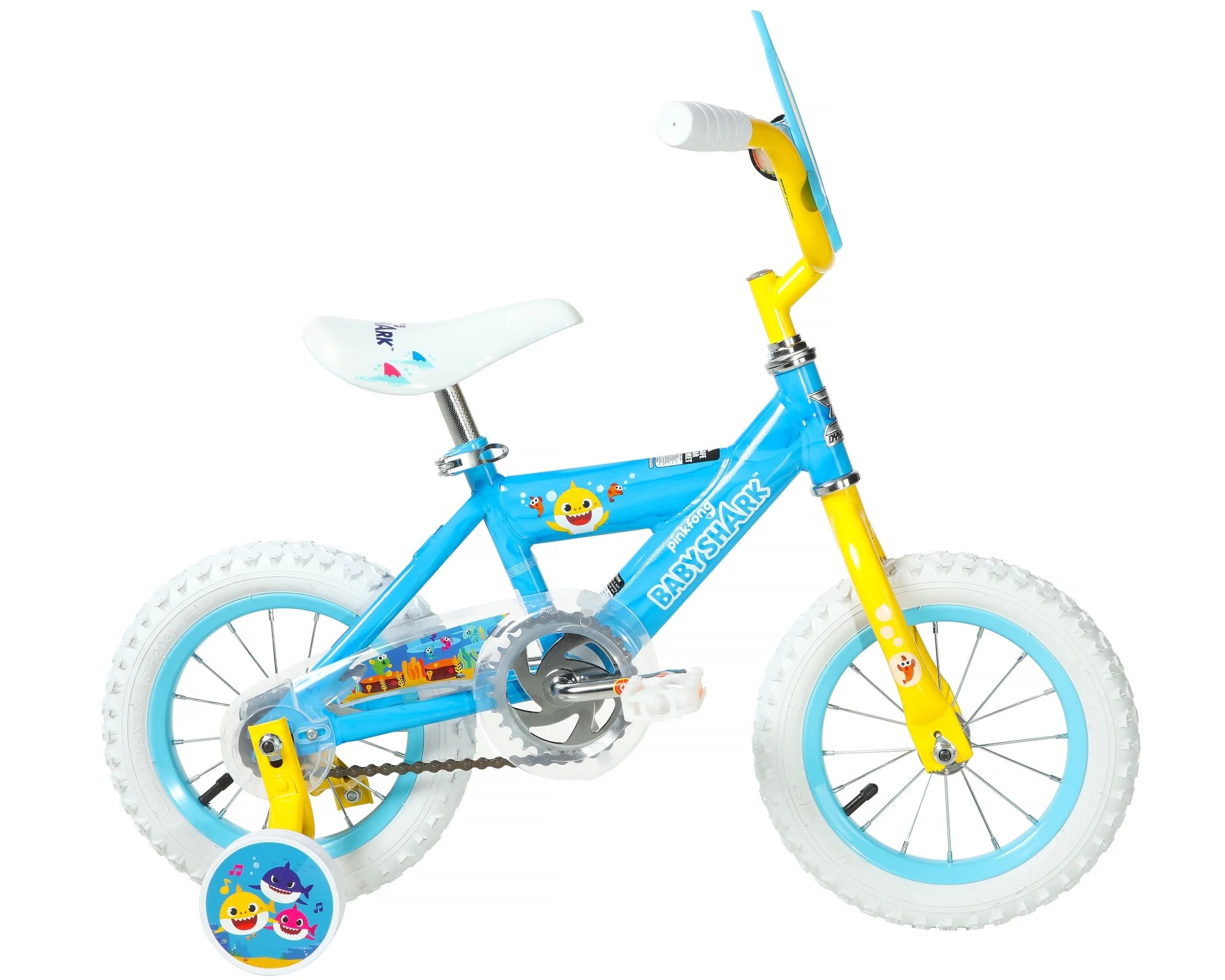 12′′ Dynacraft Baby Shark Boys BMX Bike, Kids Age 3-5 Years