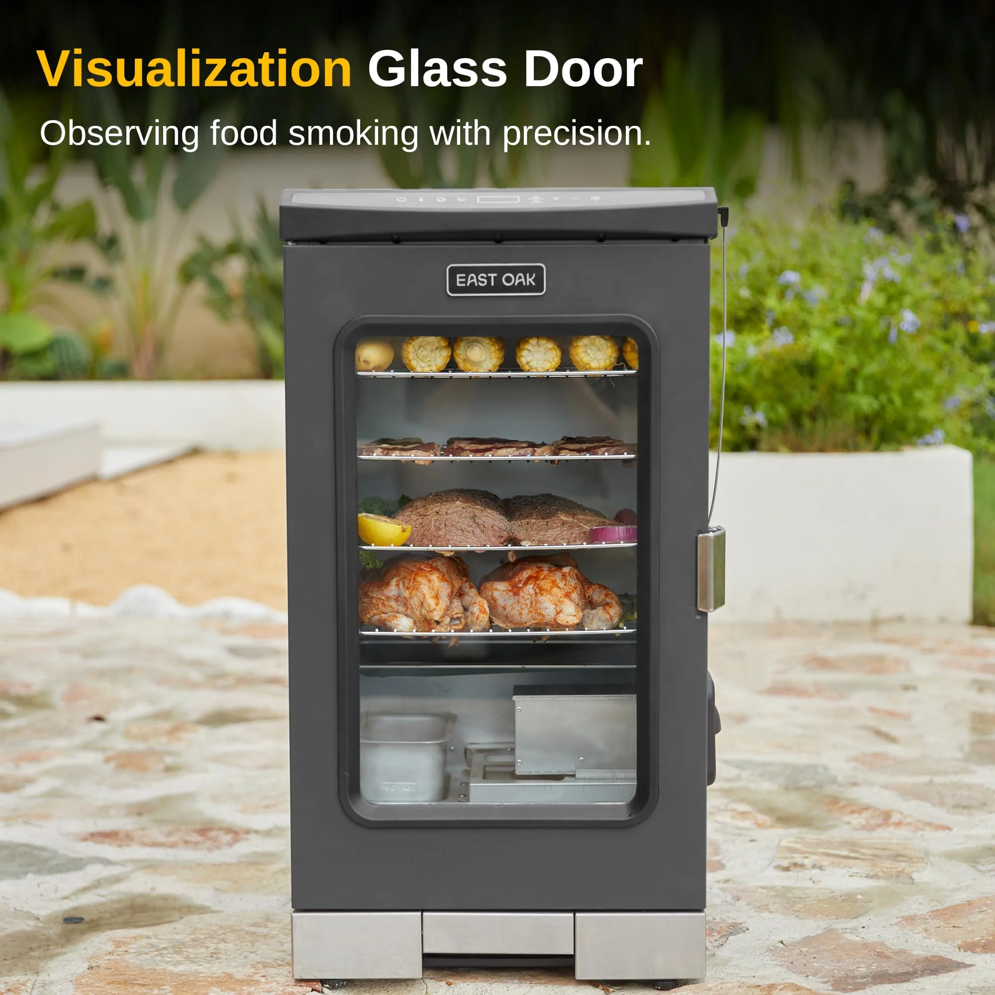 2025 30" Digital Electric Smoker with Glass Door