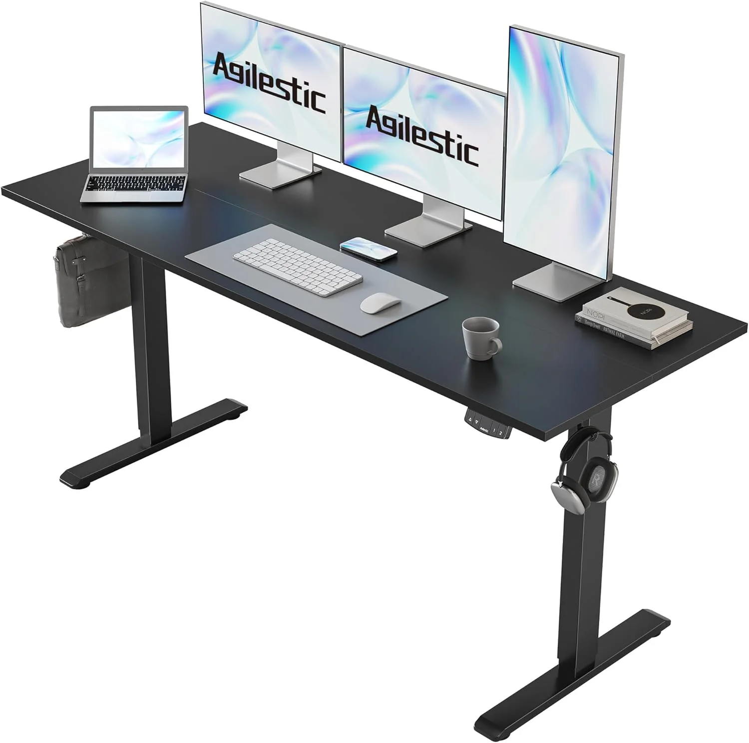 Electric Standing Desk 48 x 24 Inches Height Adjustable Desk