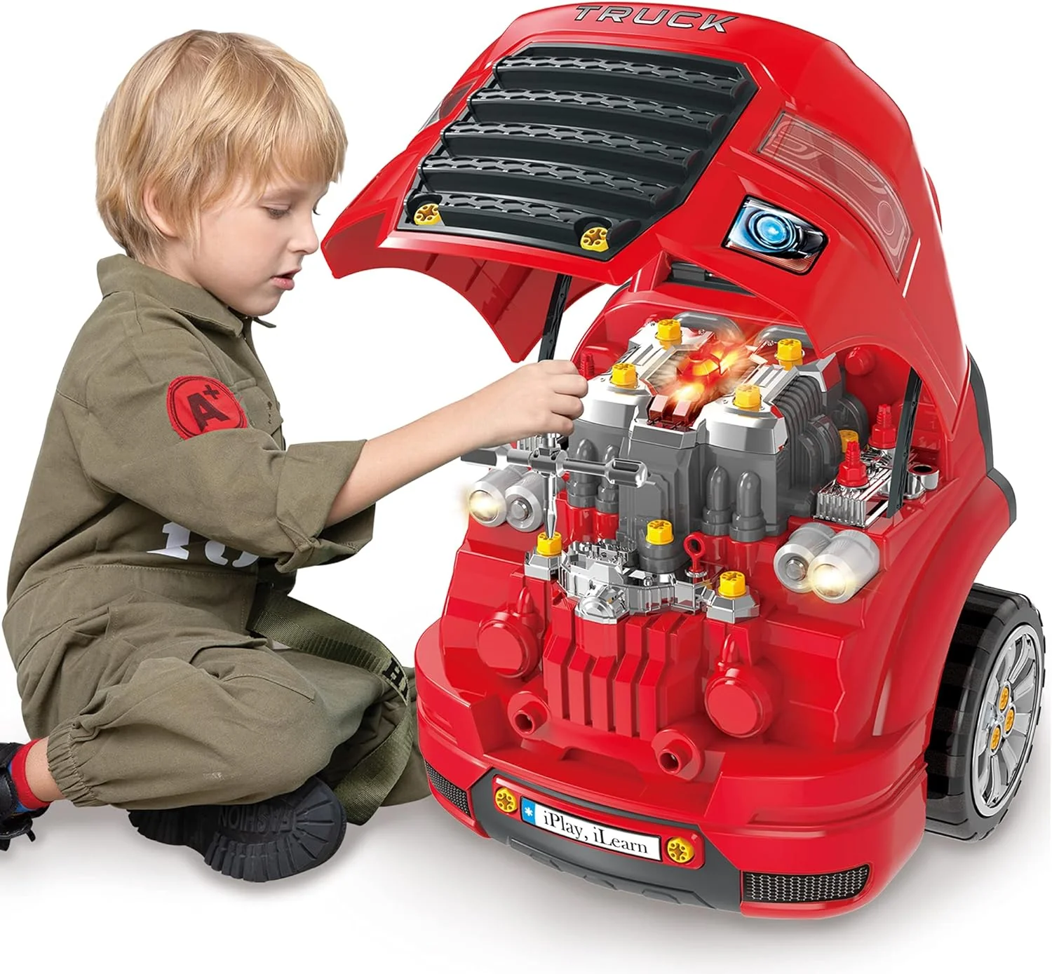2025 2025 Truck engine toys, children's mechanical repair set