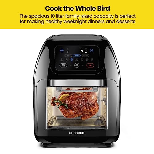CHEFMAN Multifunctional Digital Air Fryer+ Rotisserie, Dehydrator, Convection Oven