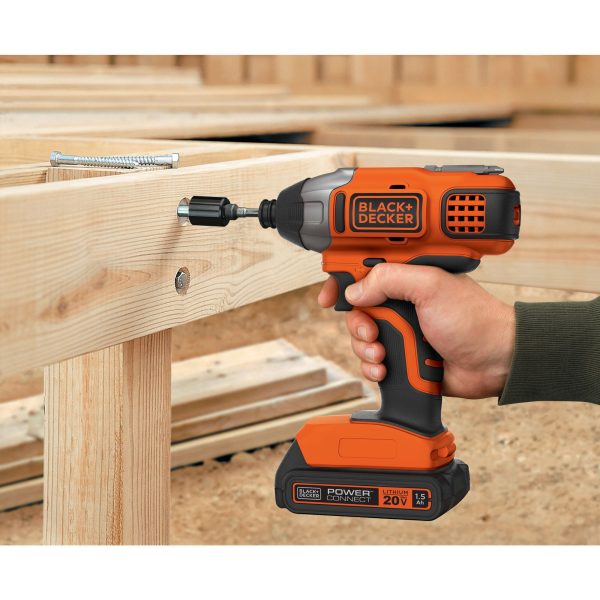 20-Volt MAX* Lithium-Ion Cordless Impact Driver, BDCI20C